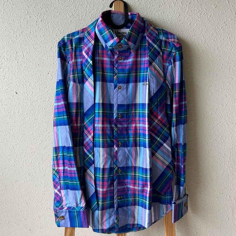 Vivienne Westwood Vivienne Westwood Plaid tie bow shirt Size M / US 6-8 / IT 42-44 - 2 Thumbnail