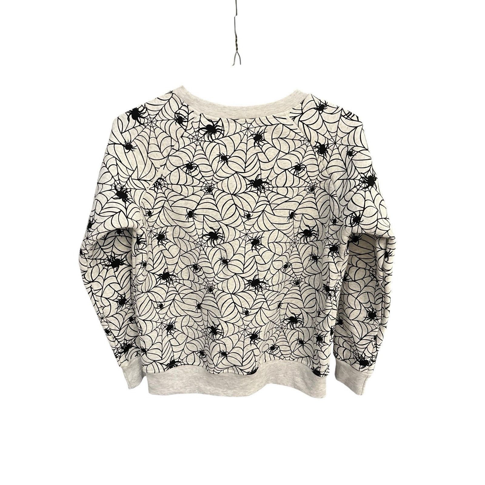 Other LA Soul Women’s S Spider Crew Neck Sweatshirt, Gray & Black Size XL / US 12-14 / IT 48-50 - 2 Thumbnail