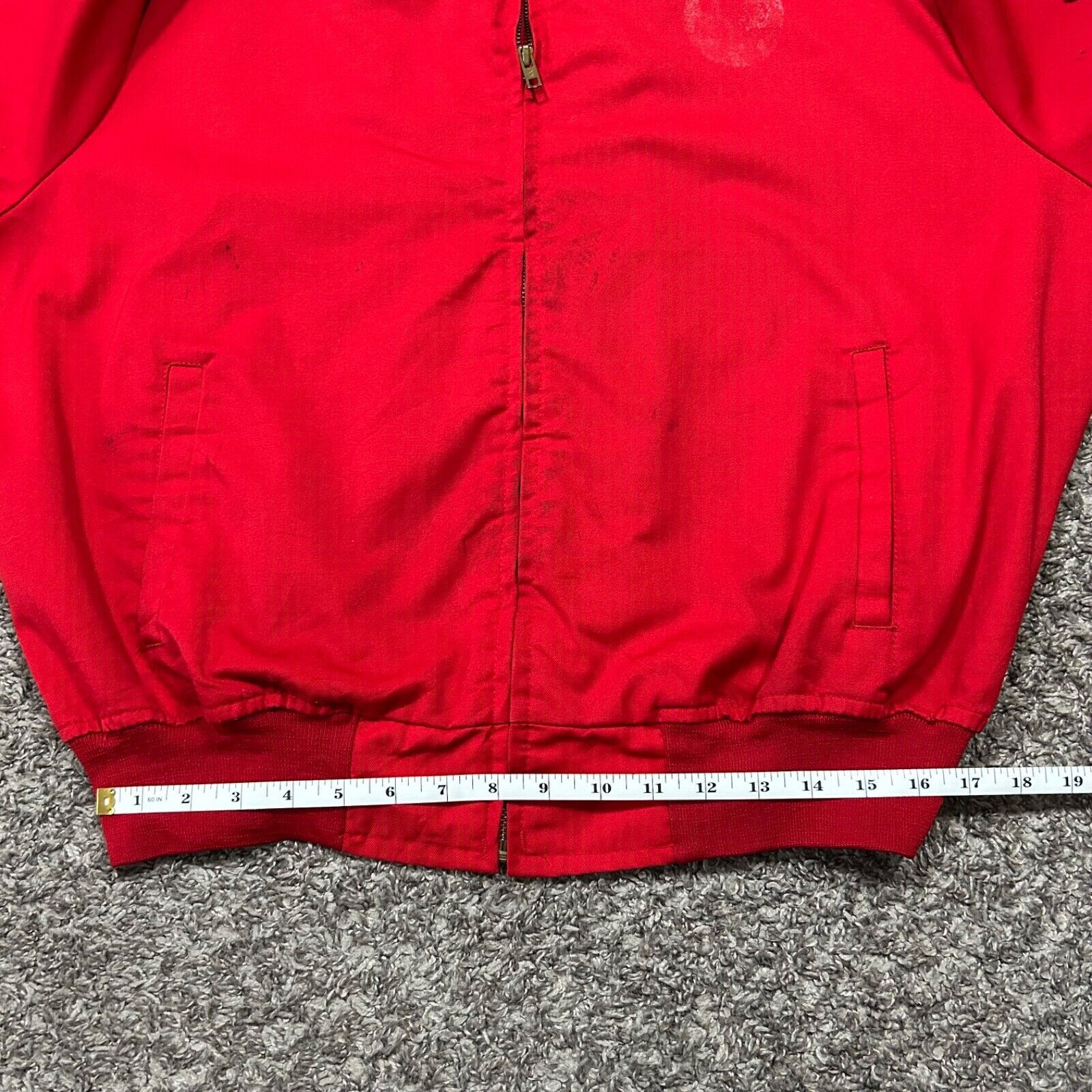 Cintas × Vintage Vintage Thrashed Work Jacket Full Zip Bomber 80s Boxy Fit Size US S / EU 44-46 / 1 - 5 Thumbnail