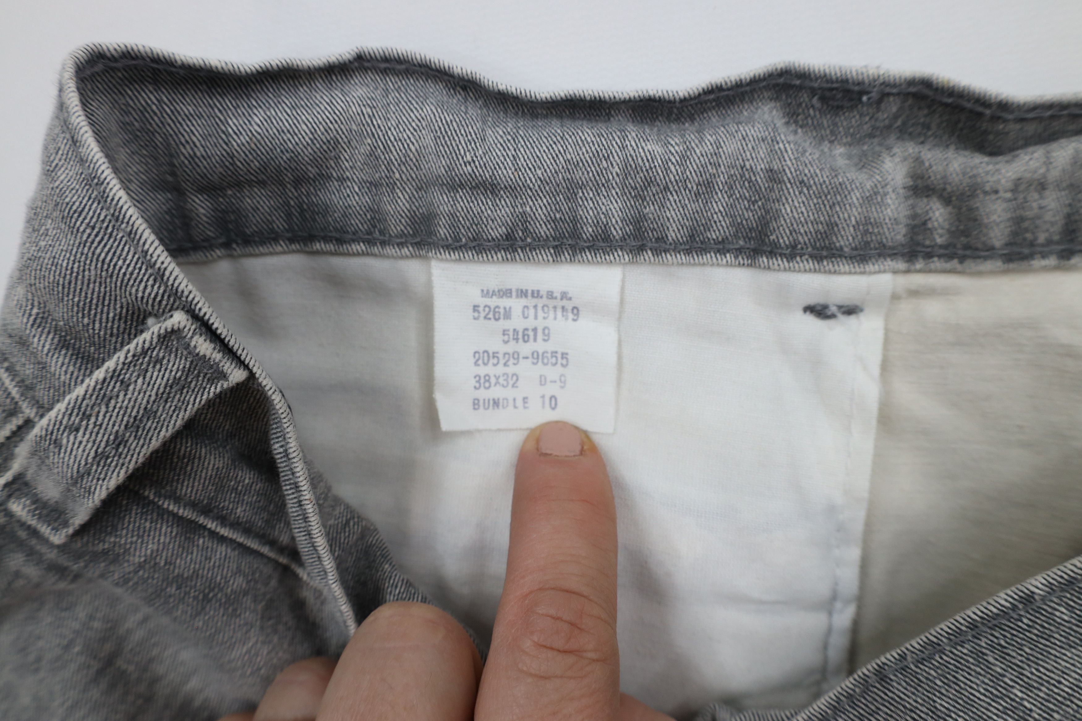 Vintage Vintage 90s Streetwear Baggy Fit Stonewash Jeans Gray USA Size US 38 / EU 54 - 8 Thumbnail