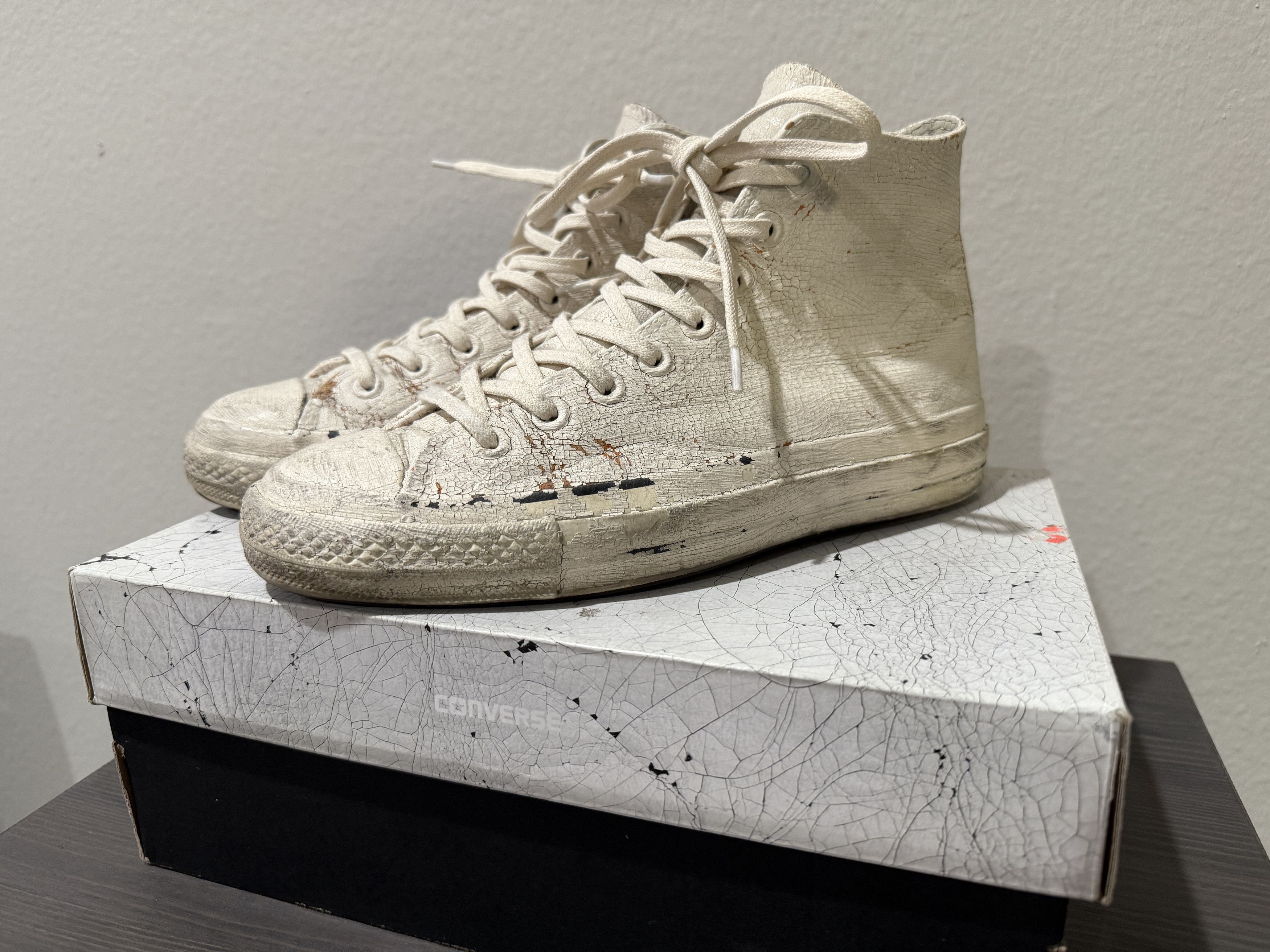 Maison Margiela Converse 2013 Leather Chuck Taylor 7 White