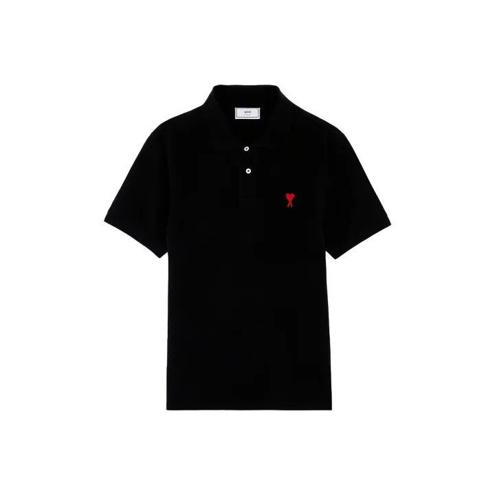 Comme des Garcons AMIPARIS De Coeur SS21 Red Heart Polo Shirt 0079 Size US L / EU 52-54 / 3 - 1 Thumbnail