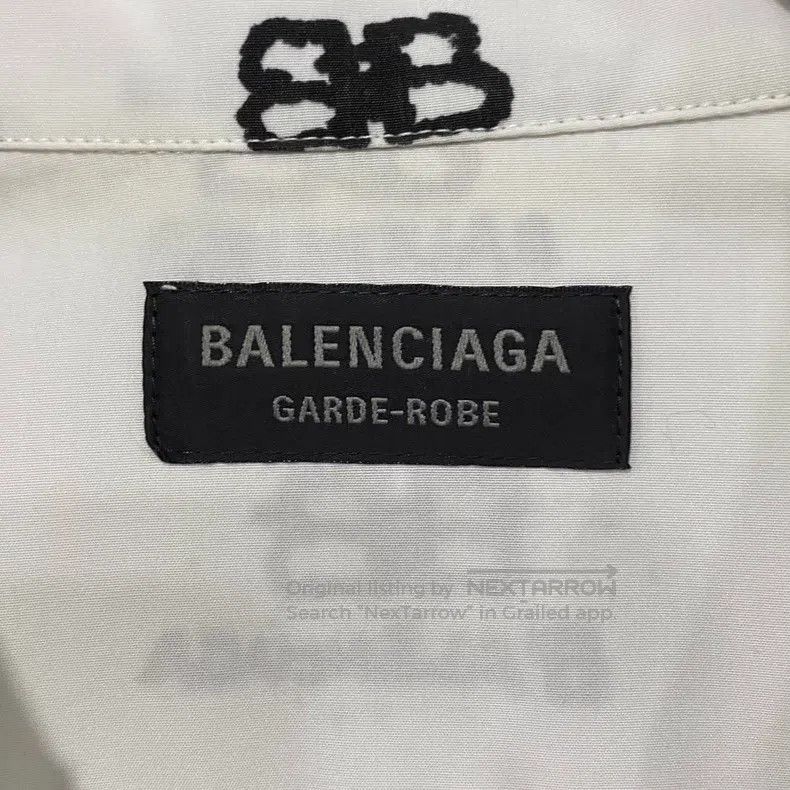 Balenciaga Balenciaga Double B graffiti logo long sleeve shirt Size XS / US 0-2 / IT 36-38 - 4 Thumbnail