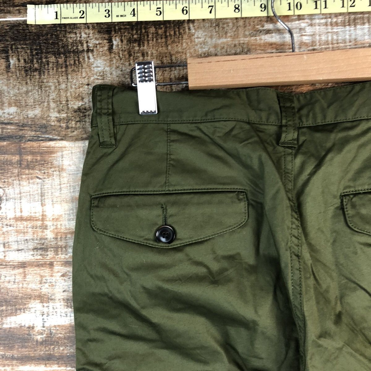 Japanese Brand Vital Green Cargo utility tactical Multipocket Pants #A2556 Size US 29 - 16 Thumbnail