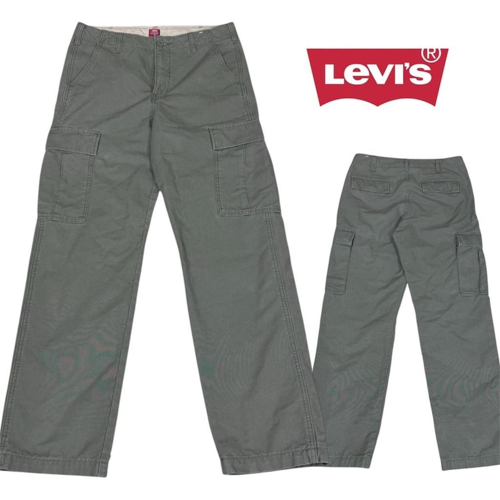 Levi's Levi's XX cargo Straight Droit green pants Size US 32 / EU 48 - 1 Thumbnail