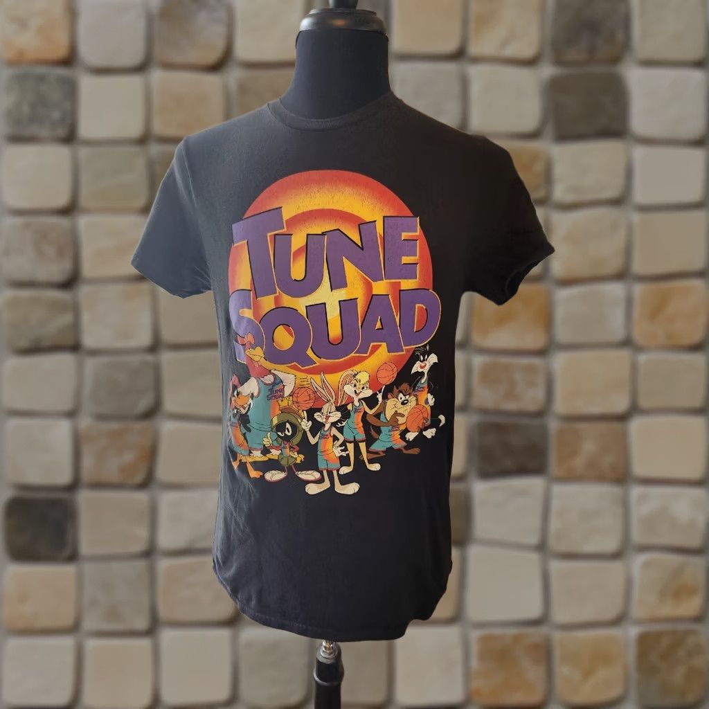 Vintage Men’s Black Space Jam T-shirt M Tune Squad Looney Tunes Bugs Legacy Graphic Tee Size US M / EU 48-50 / 2 - 1 Thumbnail
