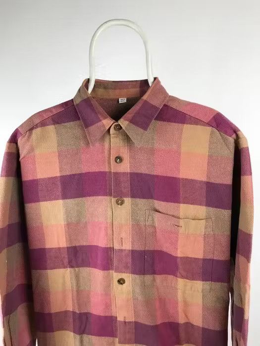 Flannel Vintage Flannel 90s shirt Japanese streetwear size Large Size US L / EU 52-54 / 3 - 2 Thumbnail