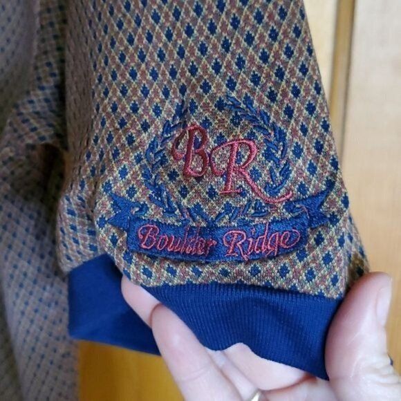 Bobby Jones Bobby Jones Italy Embroidered Sz. L Brown/Blue Designed Golf Size US L / EU 52-54 / 3 - 3 Thumbnail