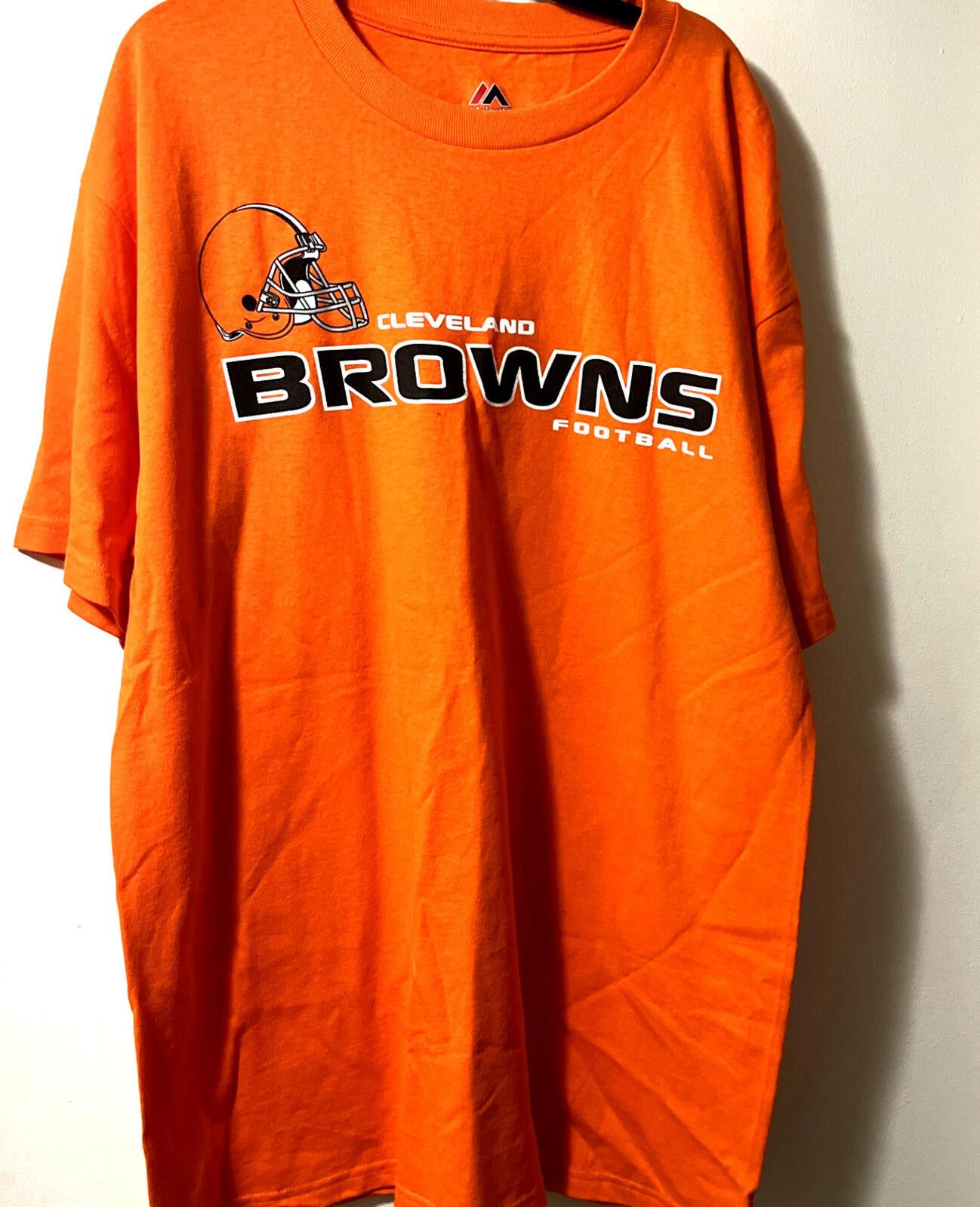 Other Cleveland Browns Men's Large Orange NFL Short Sleeve Tee Size ONE SIZE - 1 Thumbnail
