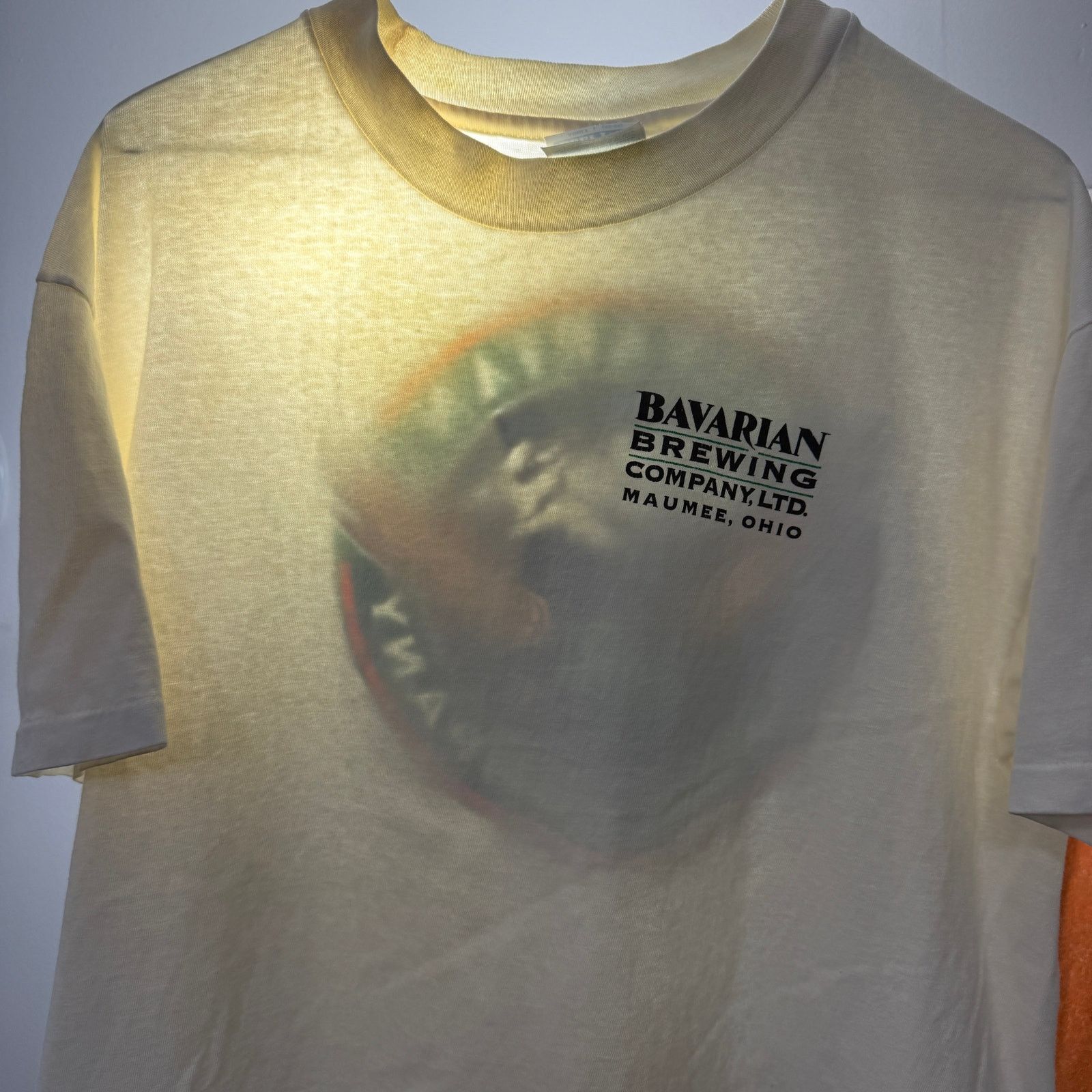 Vintage Vintage Bavarian Brewing Company Shirt Large White 90s Size US L / EU 52-54 / 3 - 2 Thumbnail