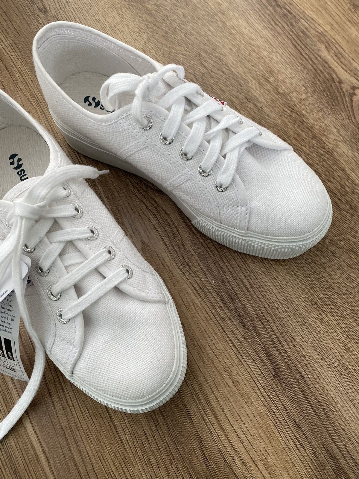 Superga Superga 2750 core Platform Sneakers unisex White - Size 7 Size US 7.5 / IT 37.5 - 6 Thumbnail
