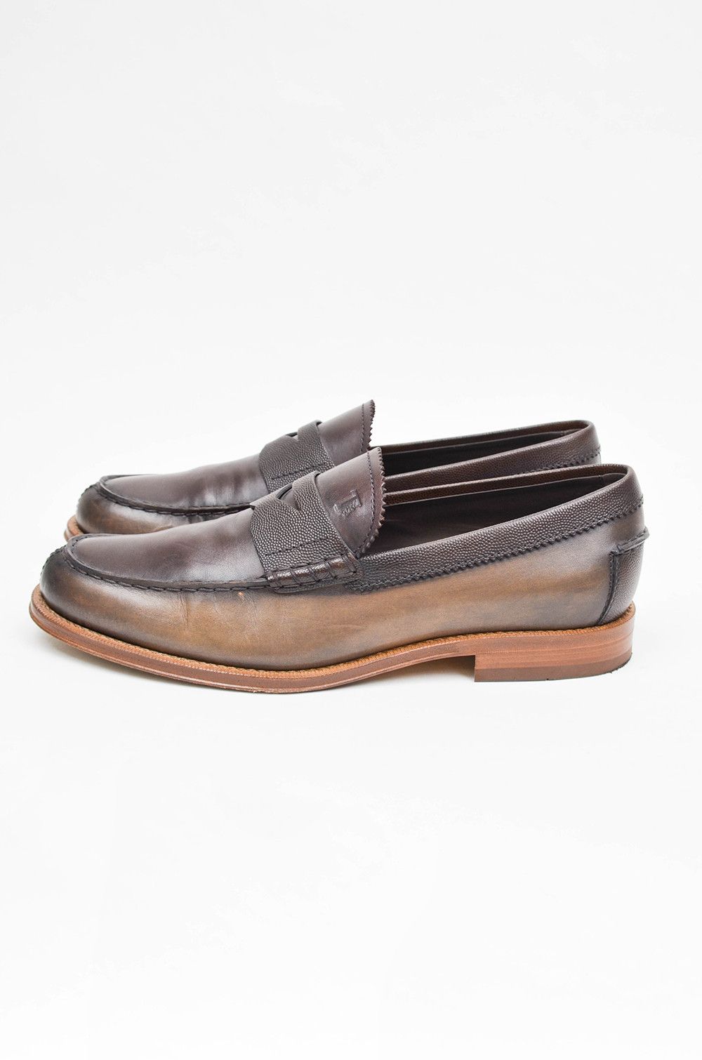Tod's TOD’S Men’s Brown Leather Penny Loafers – Size 7 Size US 7 / EU 40 - 6 Thumbnail