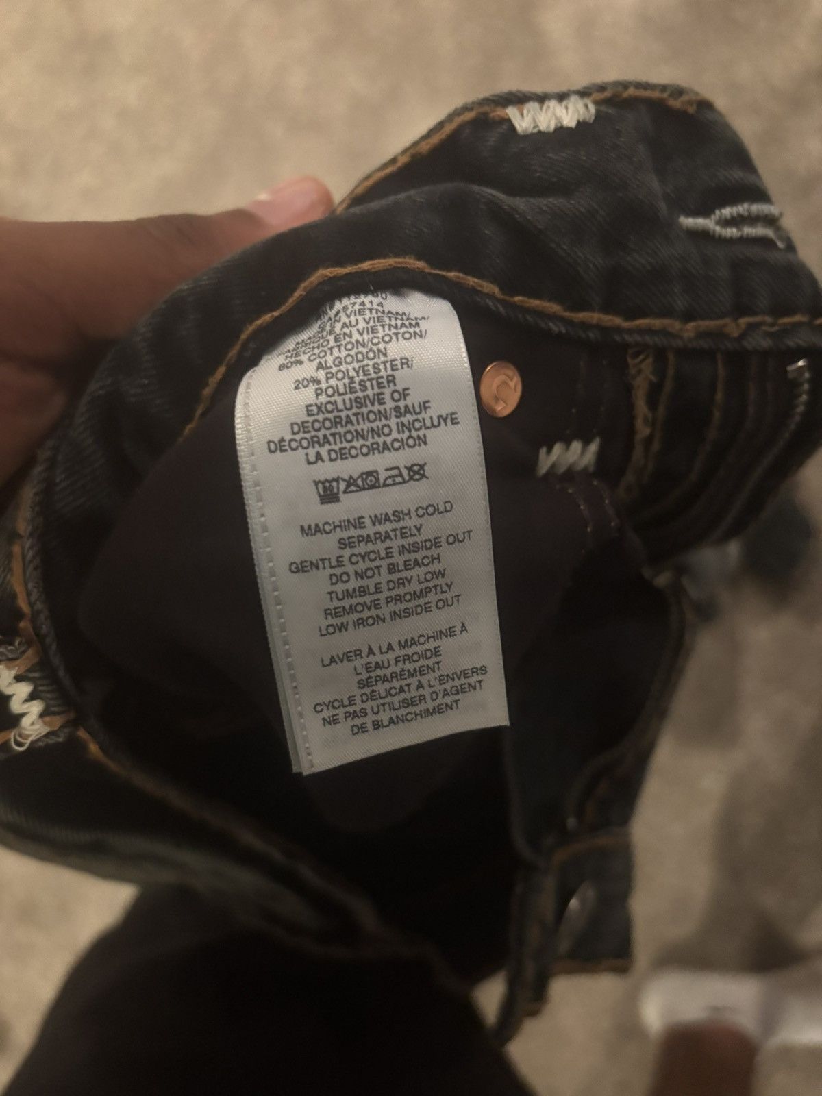 True Religion BECCA MID RISE SUPER T BOOTCUT JEAN Size 31" - 3 Thumbnail