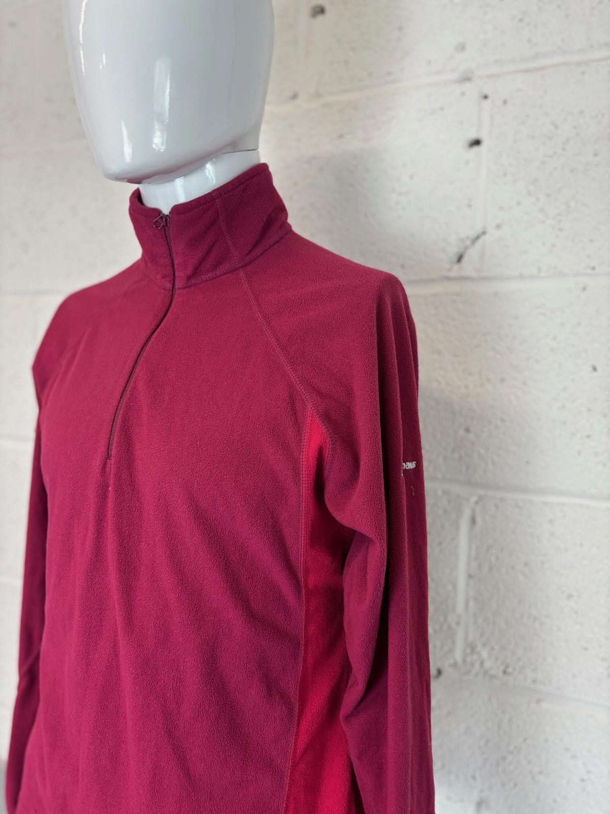 Berghaus Berghaus Burgundy Plain Women's 1/4 Zip Fleece Size 12 Size M / US 6-8 / IT 42-44 - 2 Thumbnail