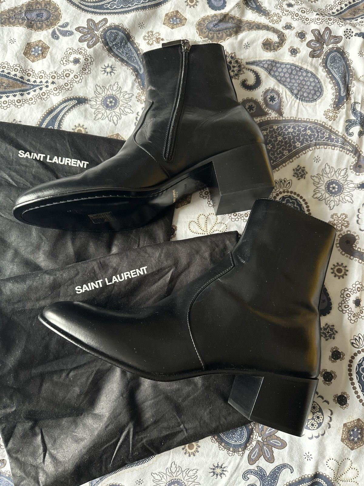 Saint Laurent Paris Saint Laurent Boots Size US 9 / EU 42 - 5 Thumbnail