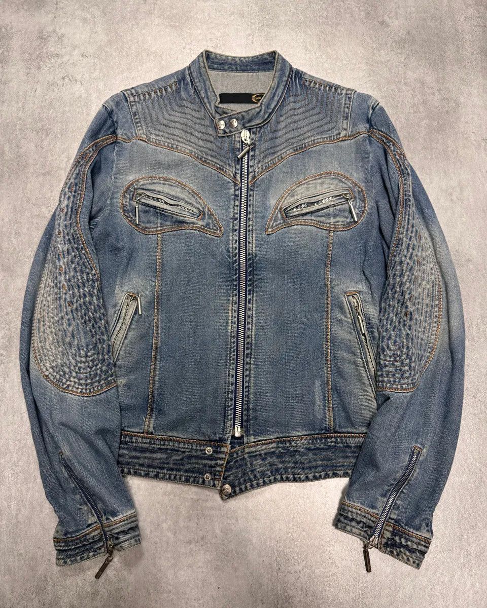 SS2005 ISSEY MIYAKE Design Denim Jacket