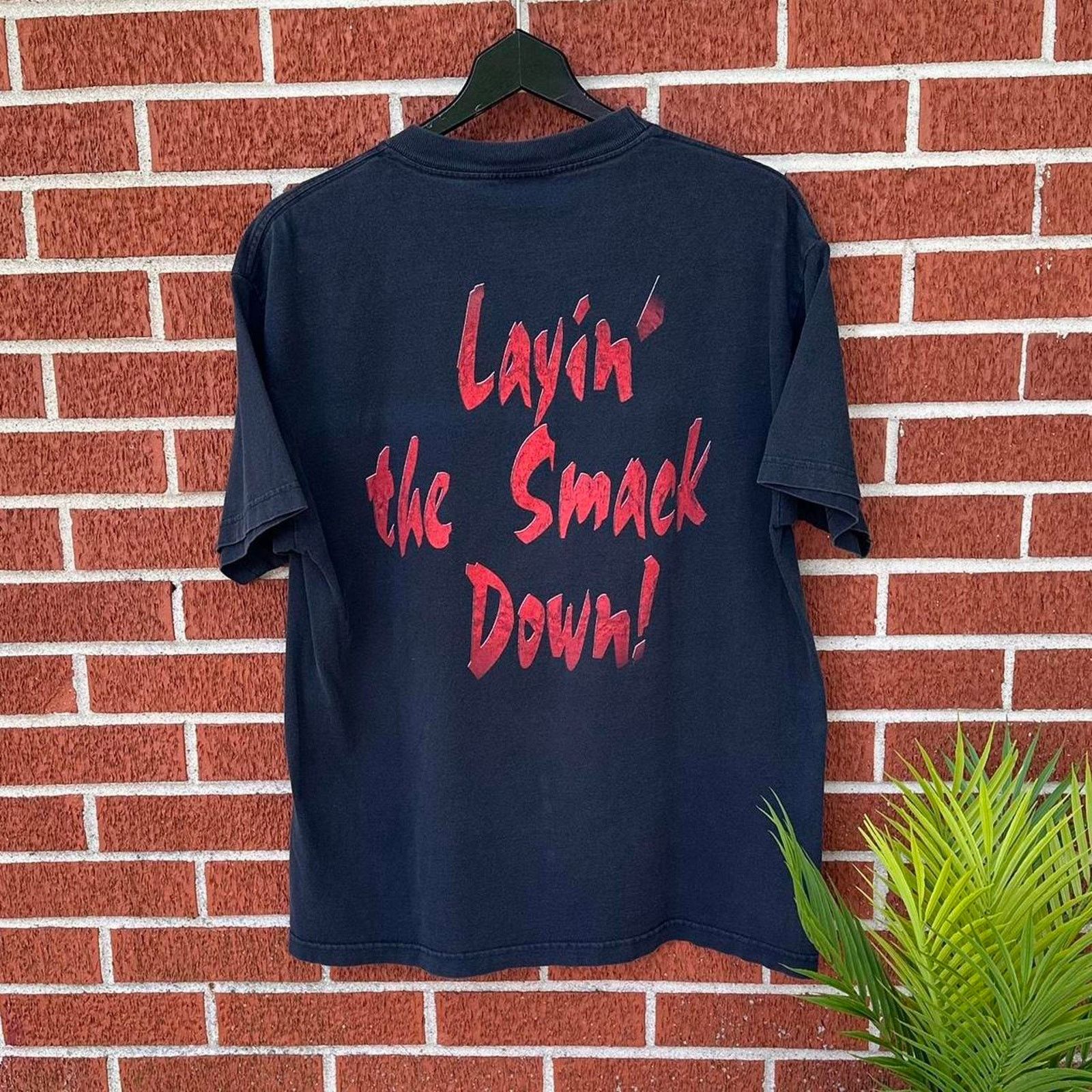WWE Vintage 1999 the rock wwf double sided wrestling shirt Size US L / EU 52-54 / 3 - 3 Thumbnail