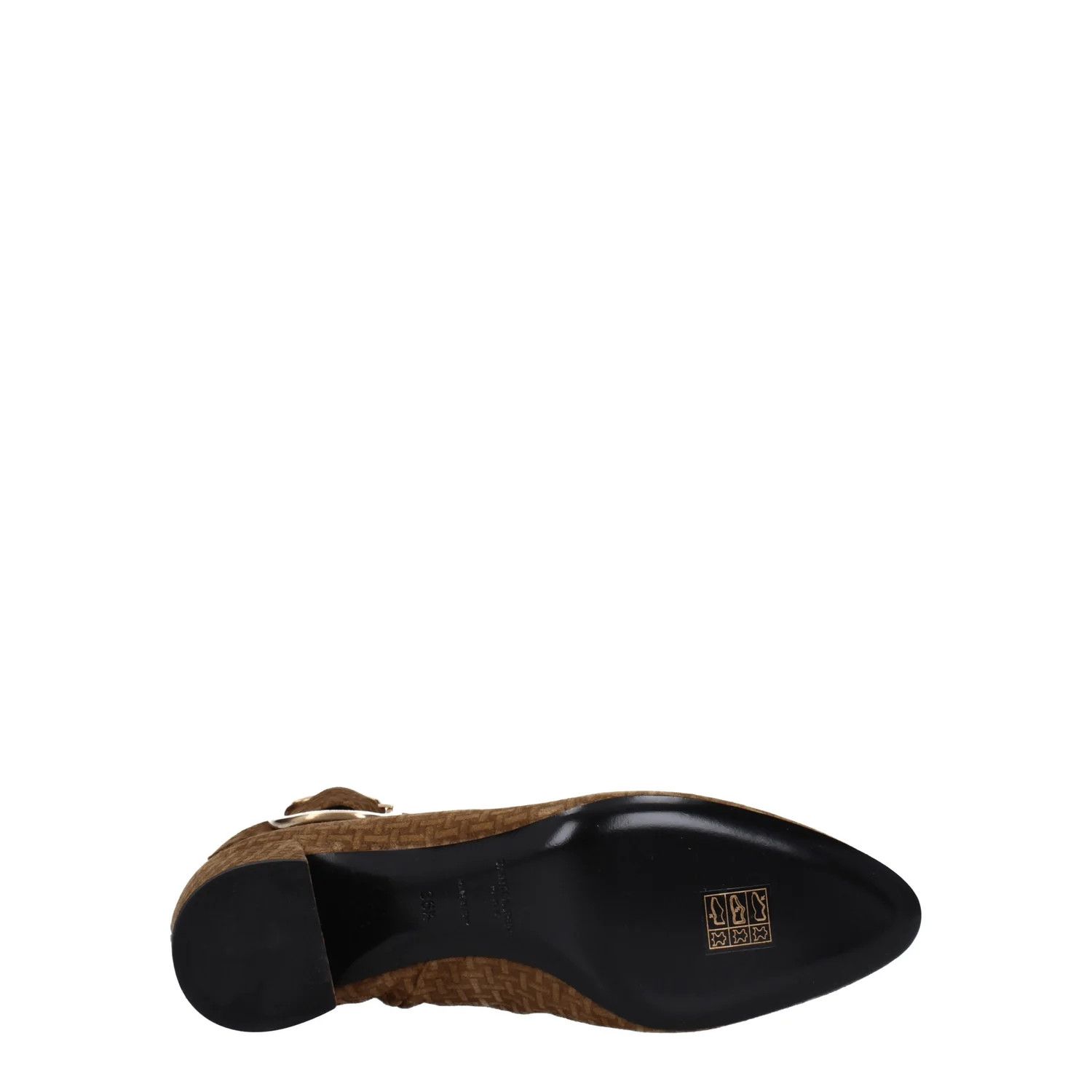 Saint Laurent Paris ob1o1e1124 Suede Ankle Boots in Brown Size US 6.5 / IT 36.5 - 5 Thumbnail