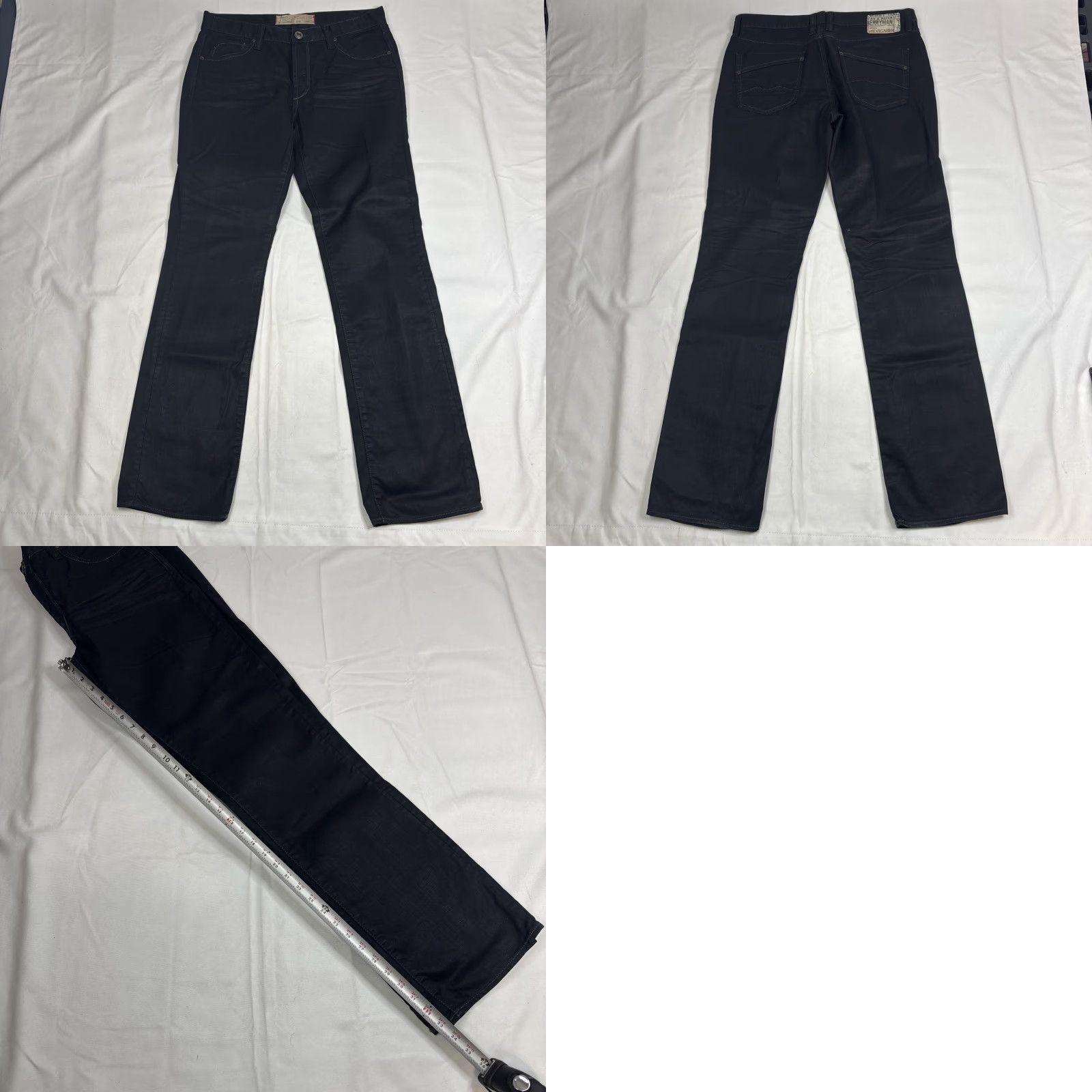 Vintage Chevignon Morrison Jeans Men’s 34 Black Cotton Premium Label Jeans 34 Inseam 34 Straight Men Black Cotton Premium Label Size US 34 / EU 50 - 8 Thumbnail