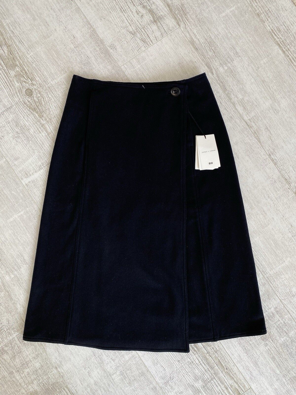 Lemaire × Uniqlo NEW Uniqlo Lamaire Wool Cashmere Midi Wrap Skirt Size 26" / US 2 / IT 38 - 2 Thumbnail