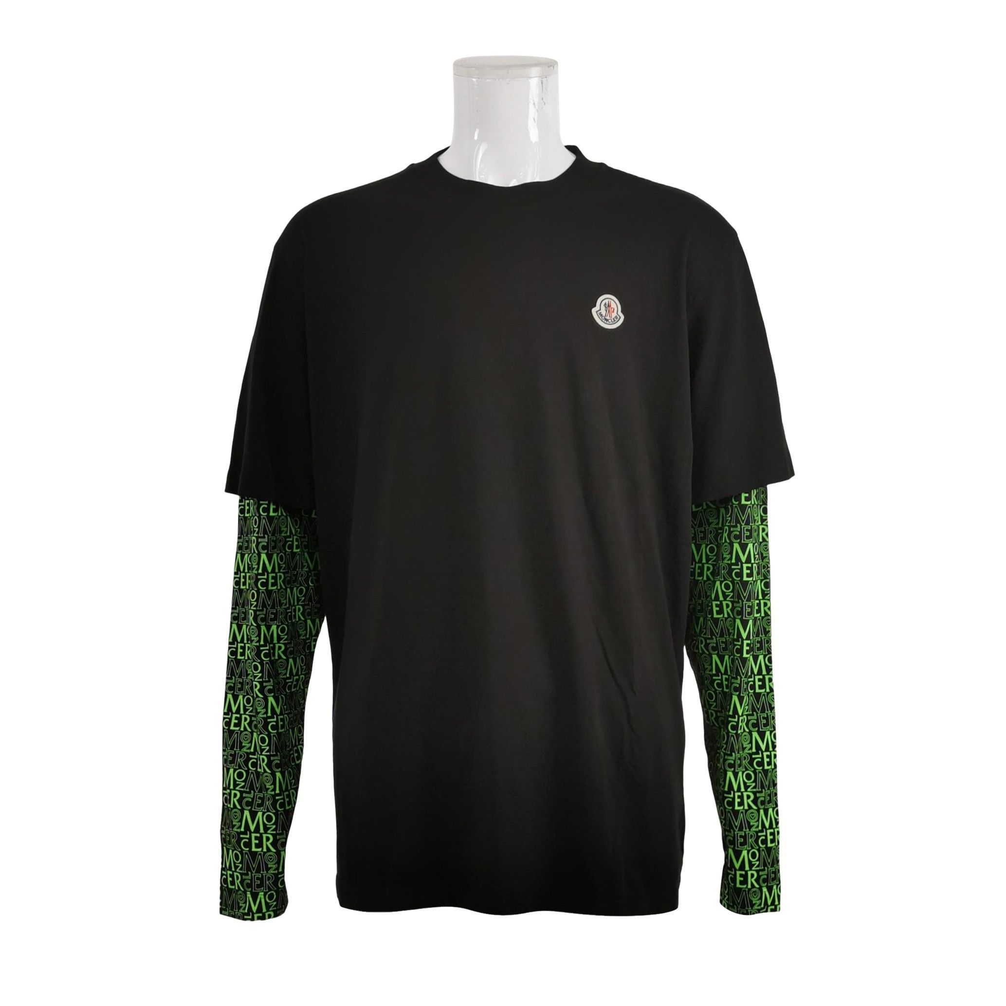 Moncler Moncler Logo Print Layered Long Sleeve T-Shirt L Size US L / EU 52-54 / 3 - 1 Thumbnail