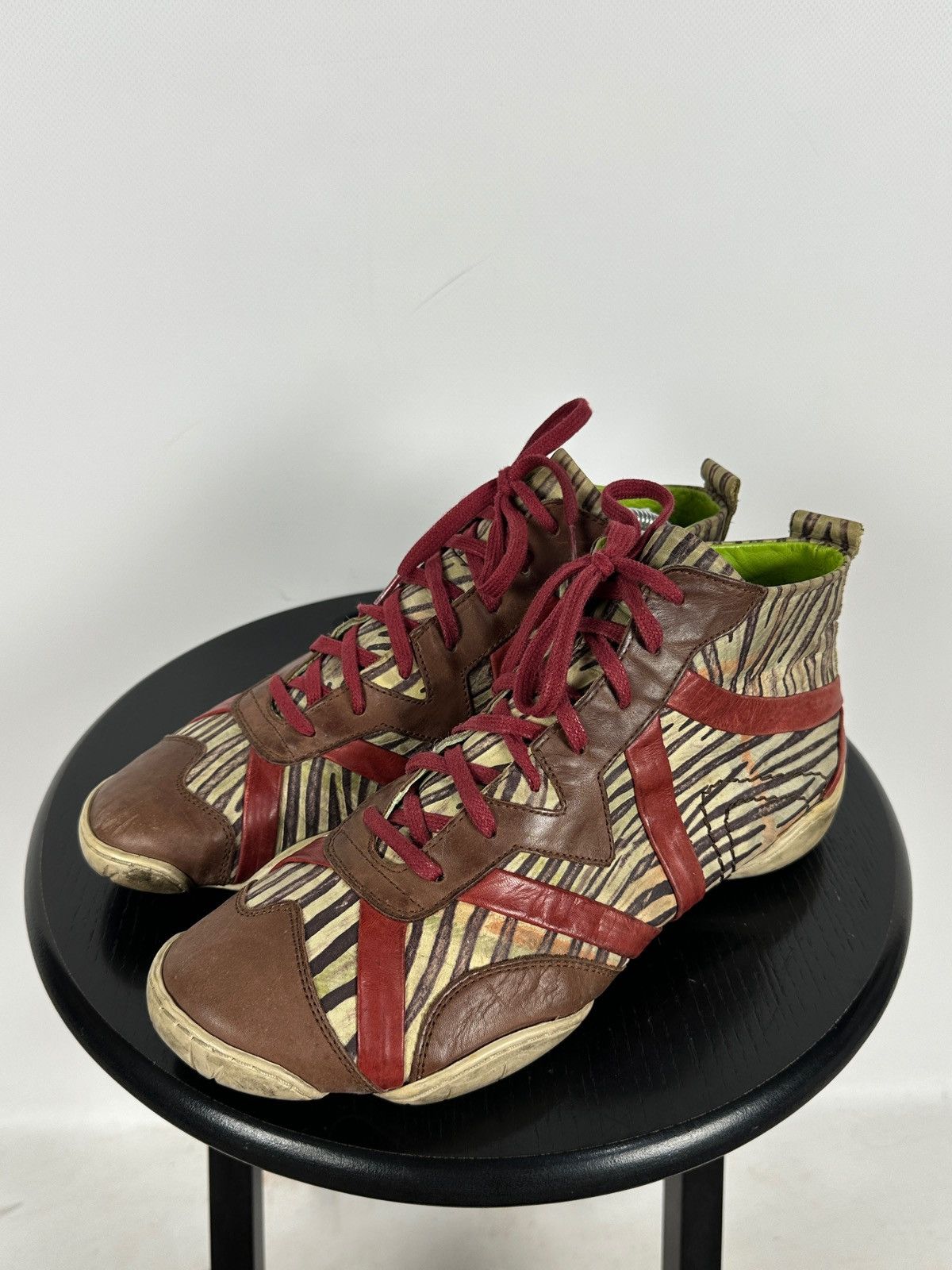 Marithe + Francois Girbaud 00s Vintage Marithé + François Girbaud High Top Sneakers Size US 7 / EU 40 - 5 Thumbnail