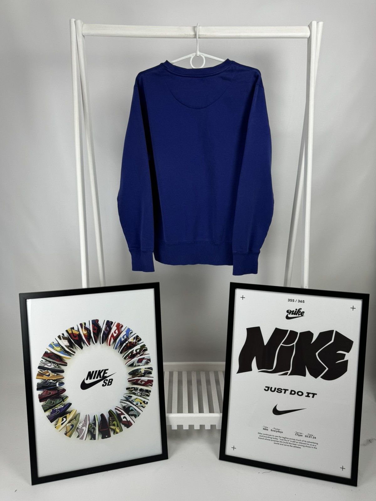 Nike Vintage Purple Nike Sweatshirt Size US M / EU 48-50 / 2 - 9 Thumbnail