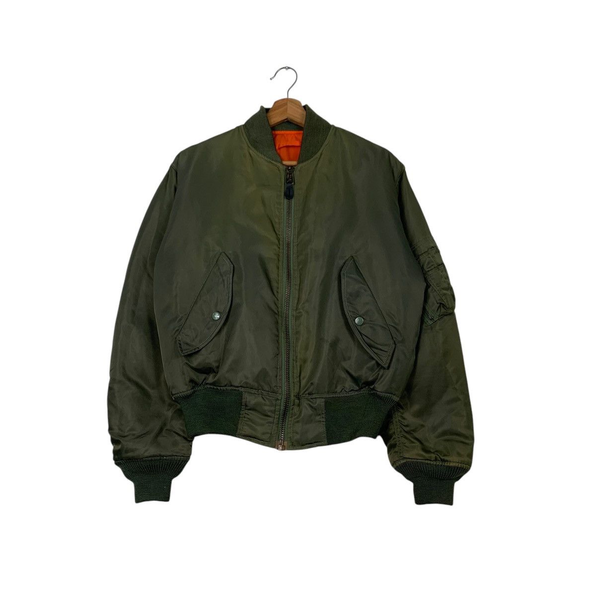 Vintage 90’s WESTOP INDUSTRIES Ma1 Flight Bomber Jacket #2346-C105 Size US M / EU 48-50 / 2 - 1 Thumbnail