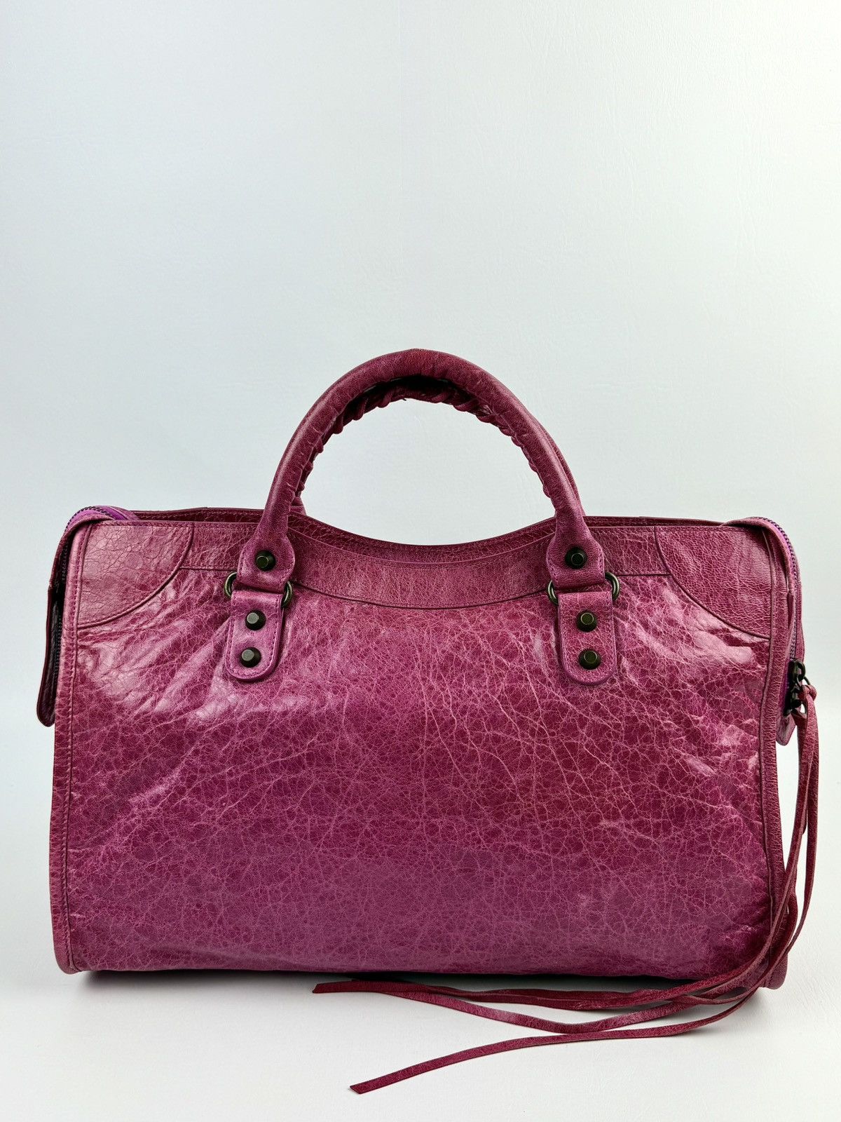 Balenciaga Balenciaga - Classic - Distressed - Metallic Pink - Le City Size ONE SIZE - 12 Thumbnail