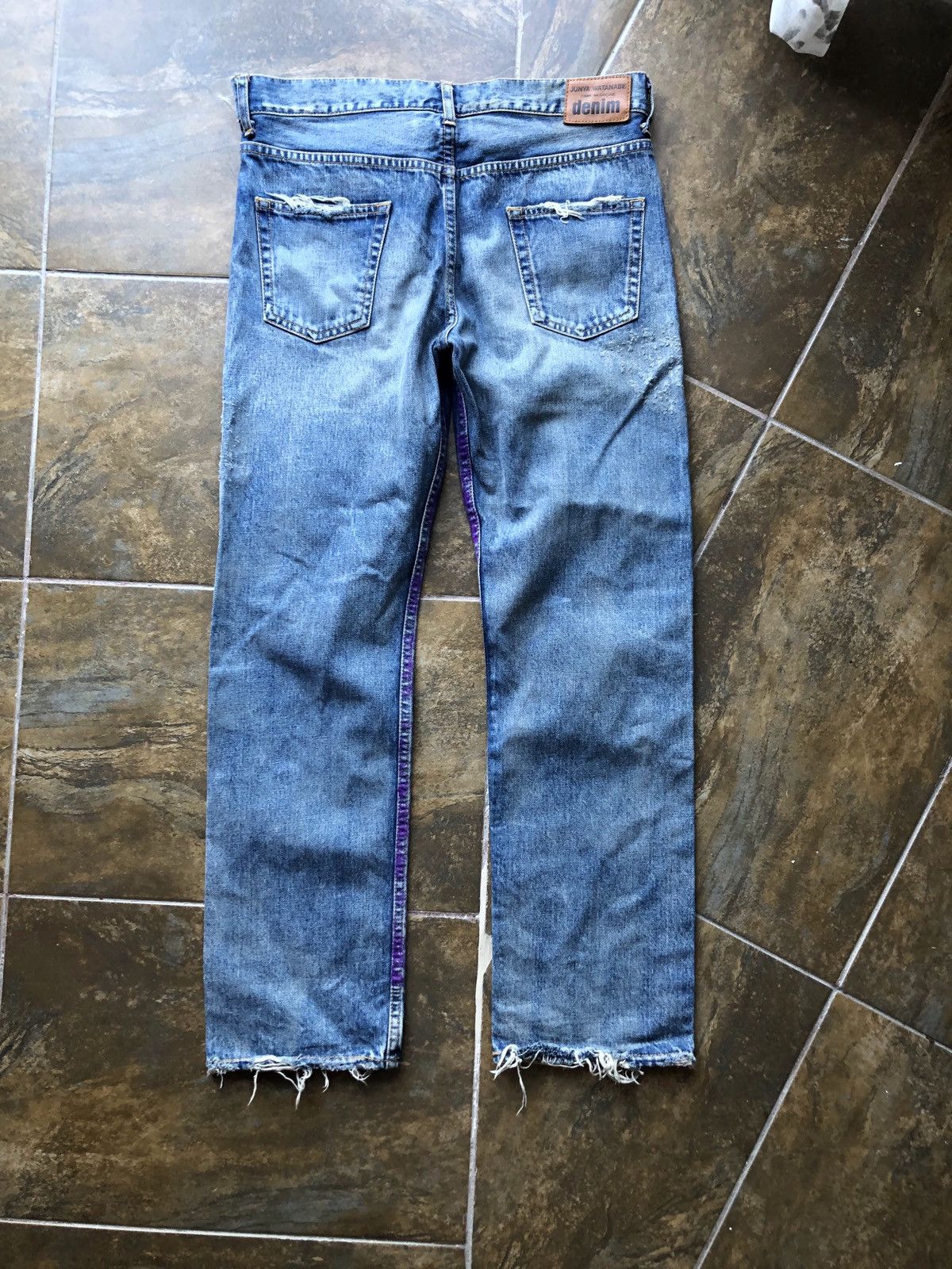 Comme des Garcons × Junya Watanabe Junya Watanabe flower denim Size US 34 / EU 50 - 3 Thumbnail