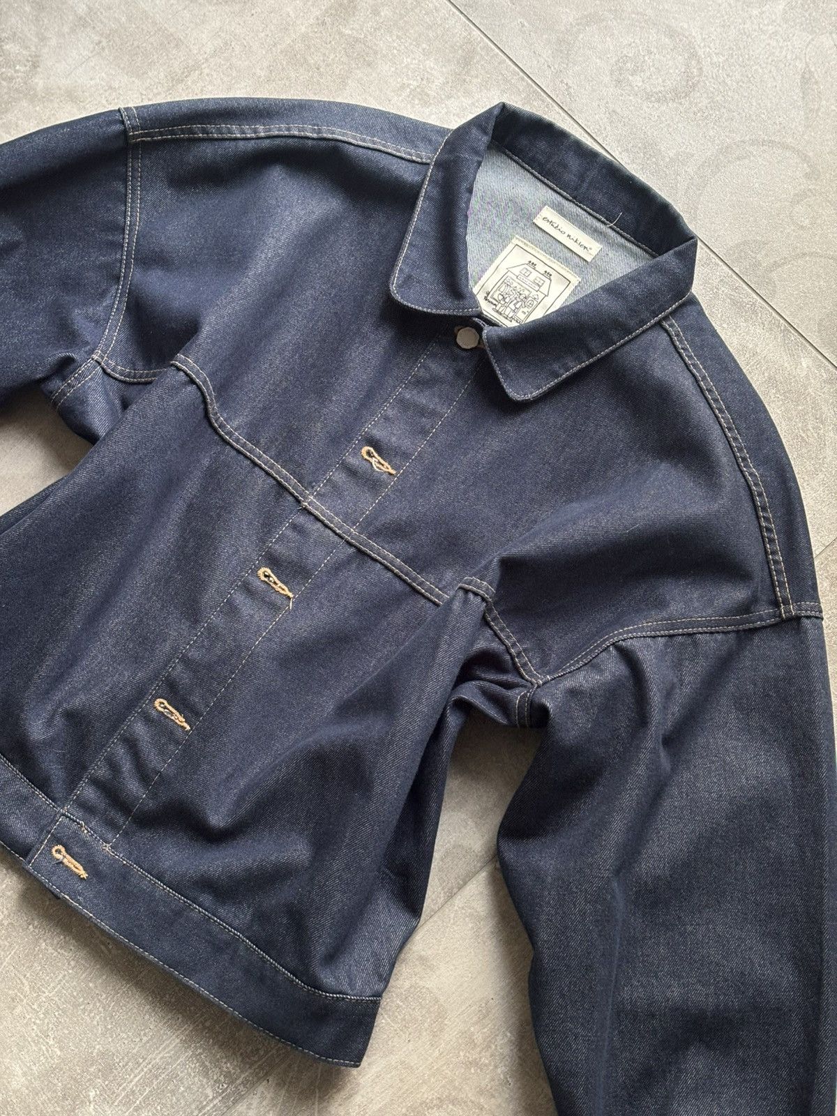 Other Estudio Niksen Raw Indigo Denim In-Stitch Jacket Size US M / EU 48-50 / 2 - 1 Thumbnail