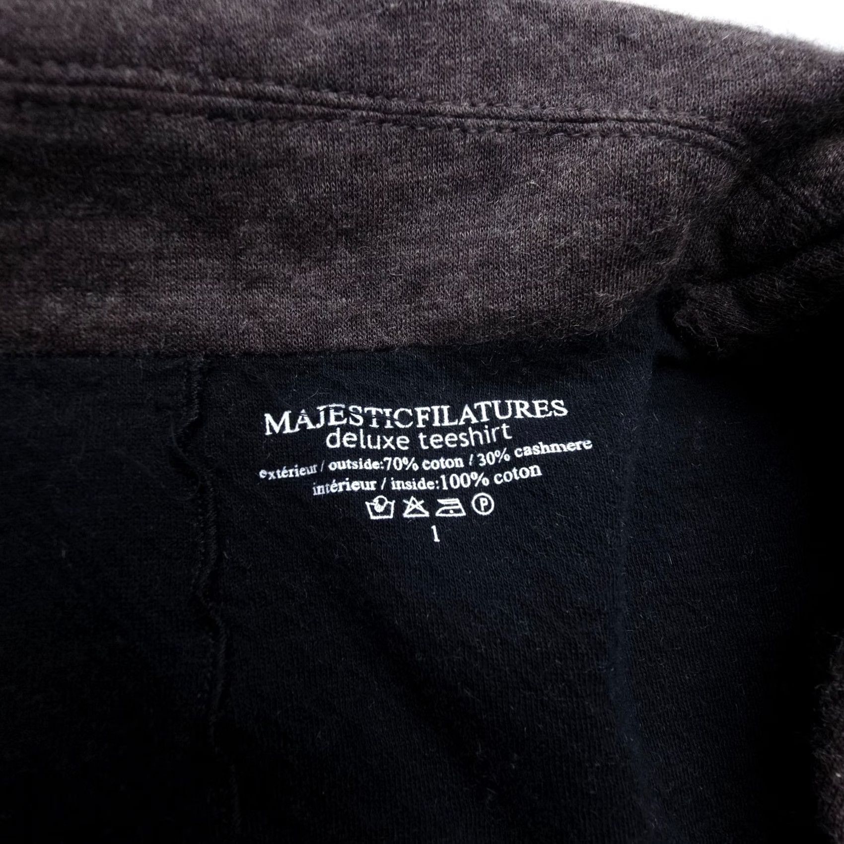 MAJESTIC FILATURES Majestic Filatures Blazer XS Gray Cotton Cashmere Unstructured Button Front Womens Regular Short Jacket Solid Knit 90s Preppy Style Size XS / US 0-2 / IT 36-38 - 4 Thumbnail