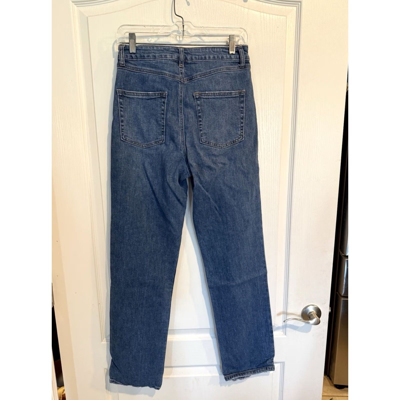 Vintage Sincerely Jules Denim Jeans High Rise 90s Straight Medium Wash Sz 5 /27 Women Jeans Boys Girls? Size 27" / US 4 / IT 40 - 3 Thumbnail