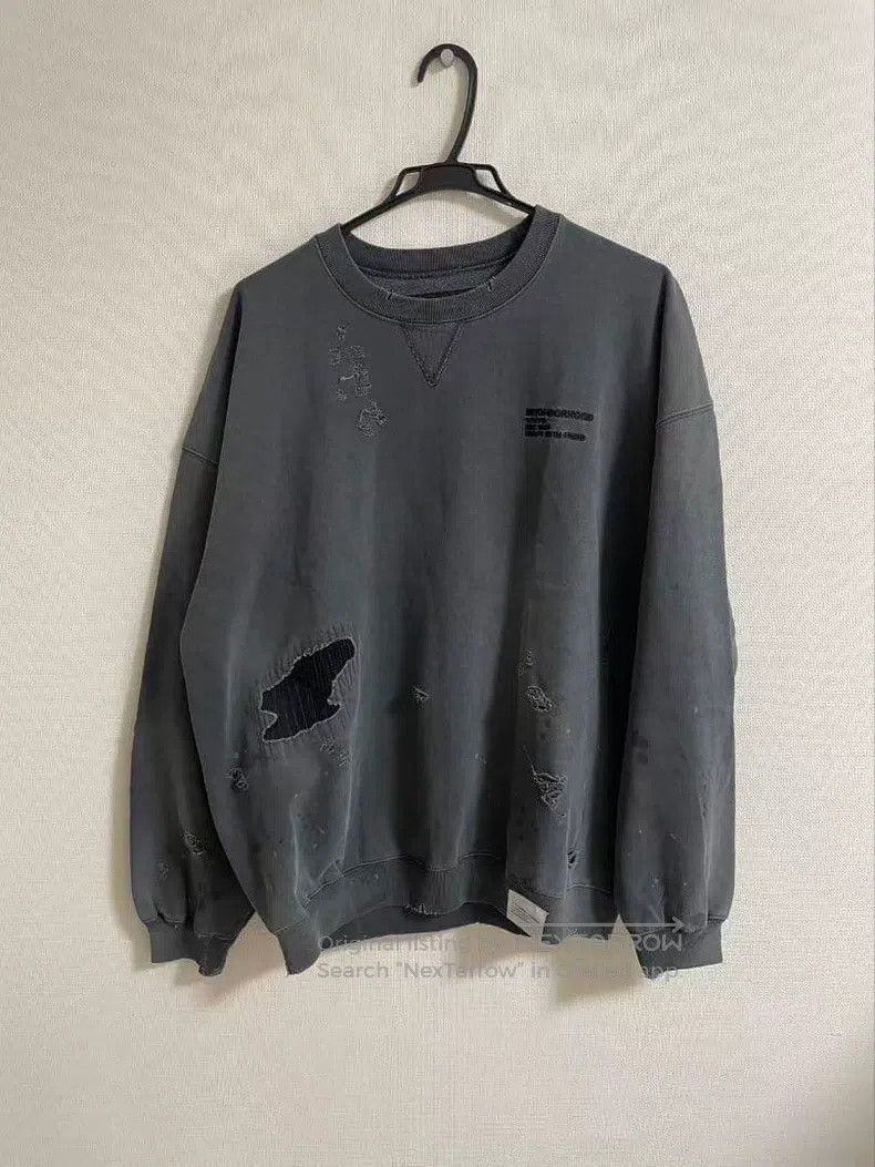Neighborhood Neighborhood Distressed Long Sleeve Hoodie Size US XL / EU 56 / 4 - 1 Thumbnail