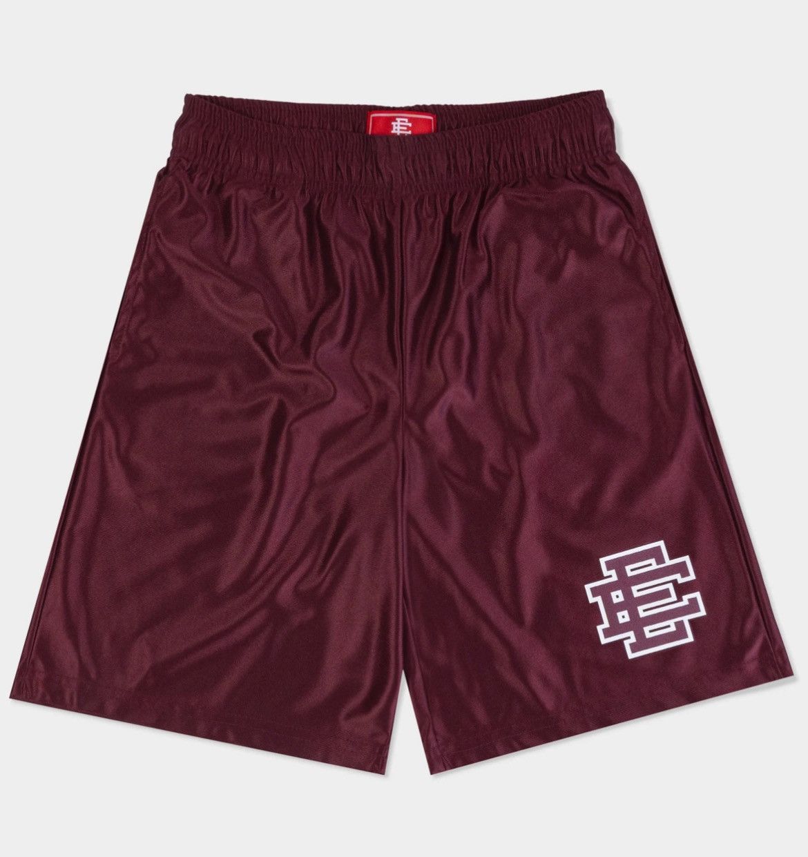 Eric Emanuel Eric Emanuel EE burgundy baggy shiny shorts medium Size US 30 / EU 46 - 1 Thumbnail