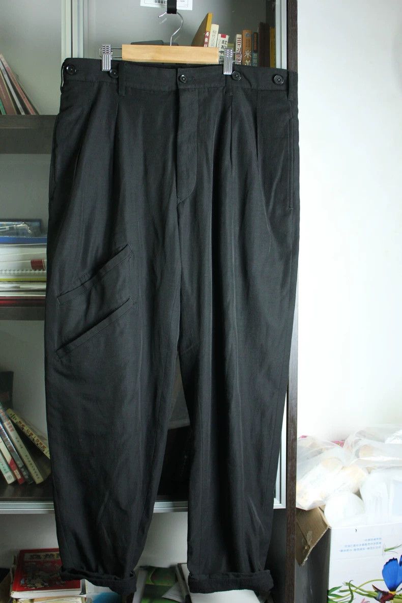 Yohji Yamamoto Yohji Yamamoto size 2 09 Double Pants with Knife Pocket pa Size US 28 / EU 44 - 2 Thumbnail