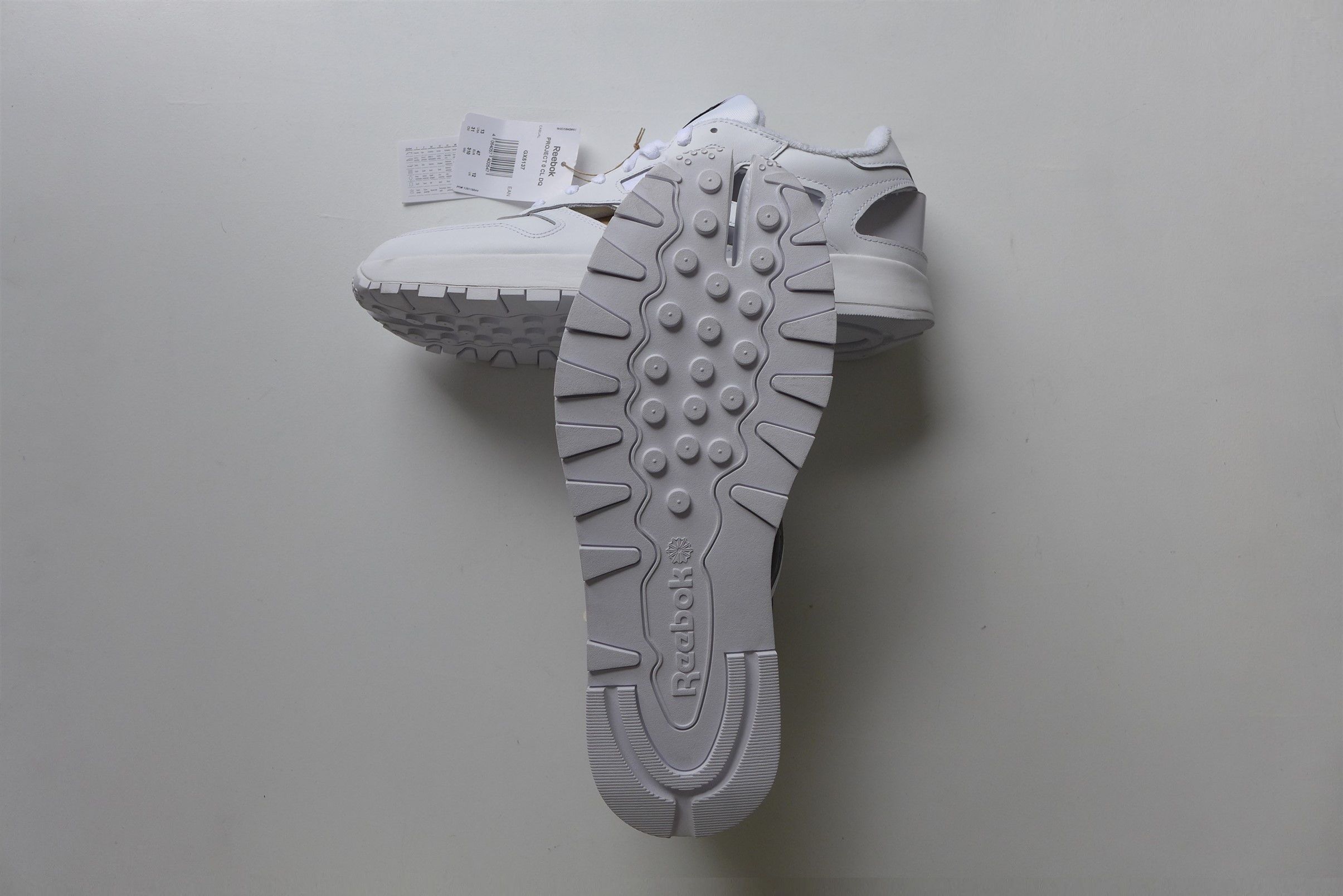 Maison Margiela × Reebok Magiela x Reebok Tabi White Classic Leather DQ Sneakers Size US 13 / EU 46 - 16 Thumbnail