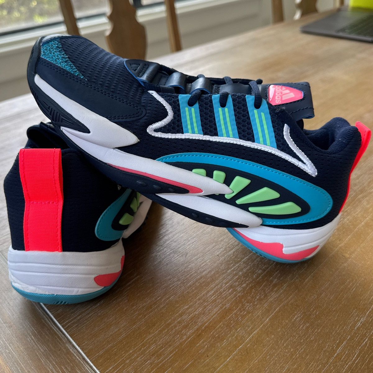 Adidas Crazy BYW 2.0 ‘Collegiate Navy Signal Cyan’ Size US 8 / EU 41 - 1 Thumbnail