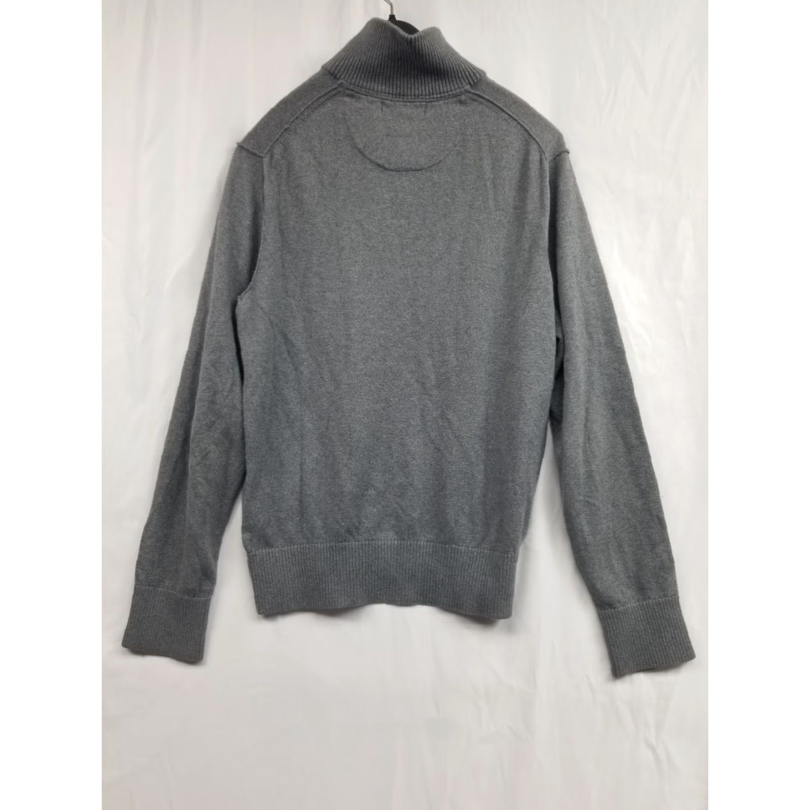 Banana Republic Banana Republic Sweater Mens Small Cotton Cashmere Gray Long Sleeve Mock Neck Size US S / EU 44-46 / 1 - 2 Thumbnail