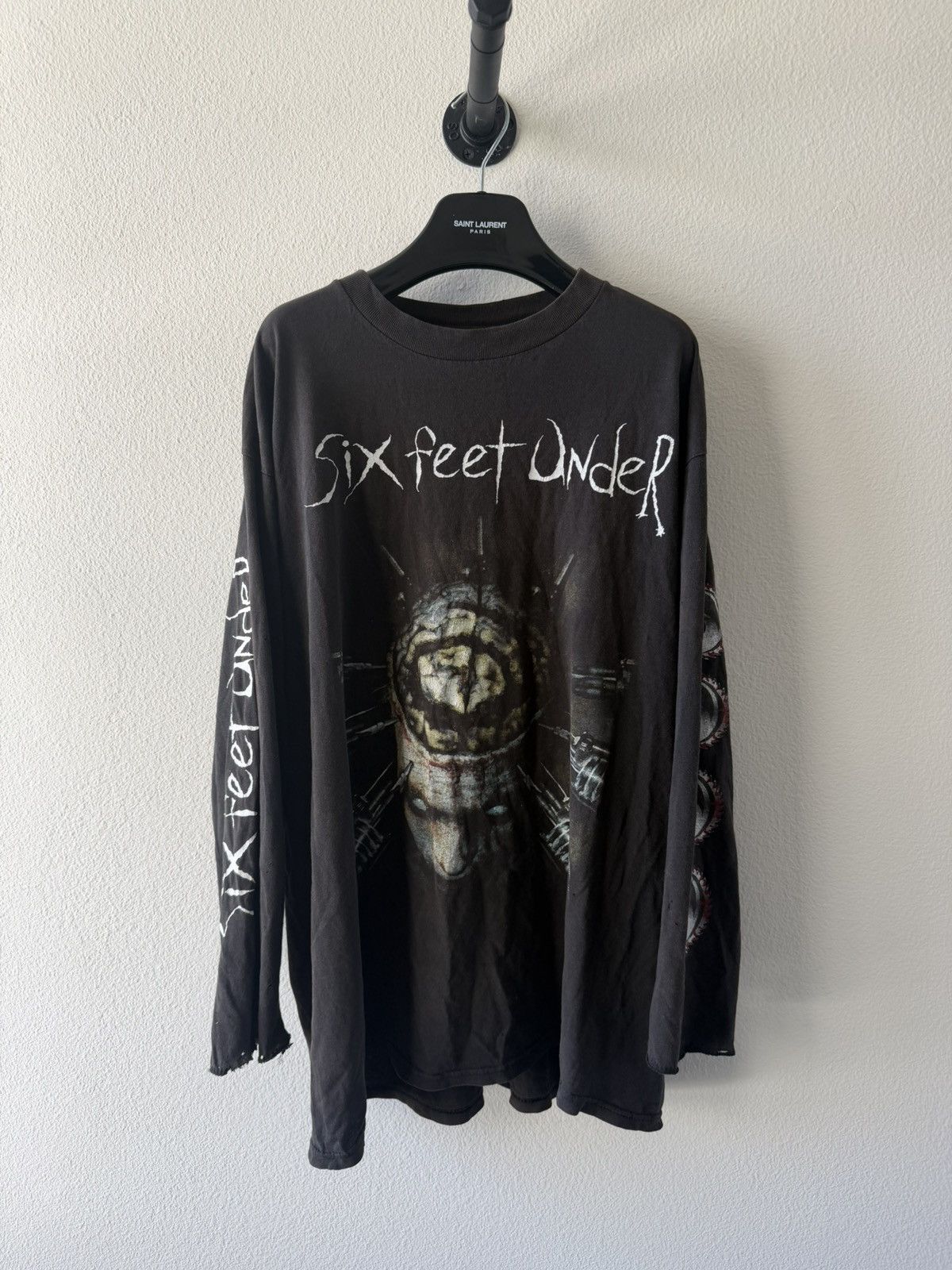 Vintage 1999 Six Feet Under Maximum Violence Longsleeve Tee XL Size US XL / EU 56 / 4 - 1 Thumbnail