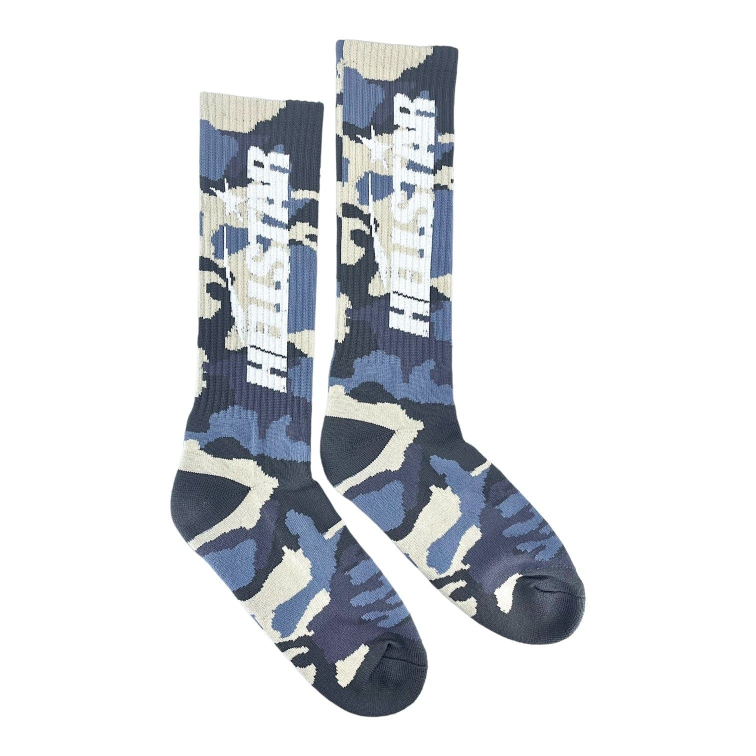 Hellstar Logo Socks Camo Grey