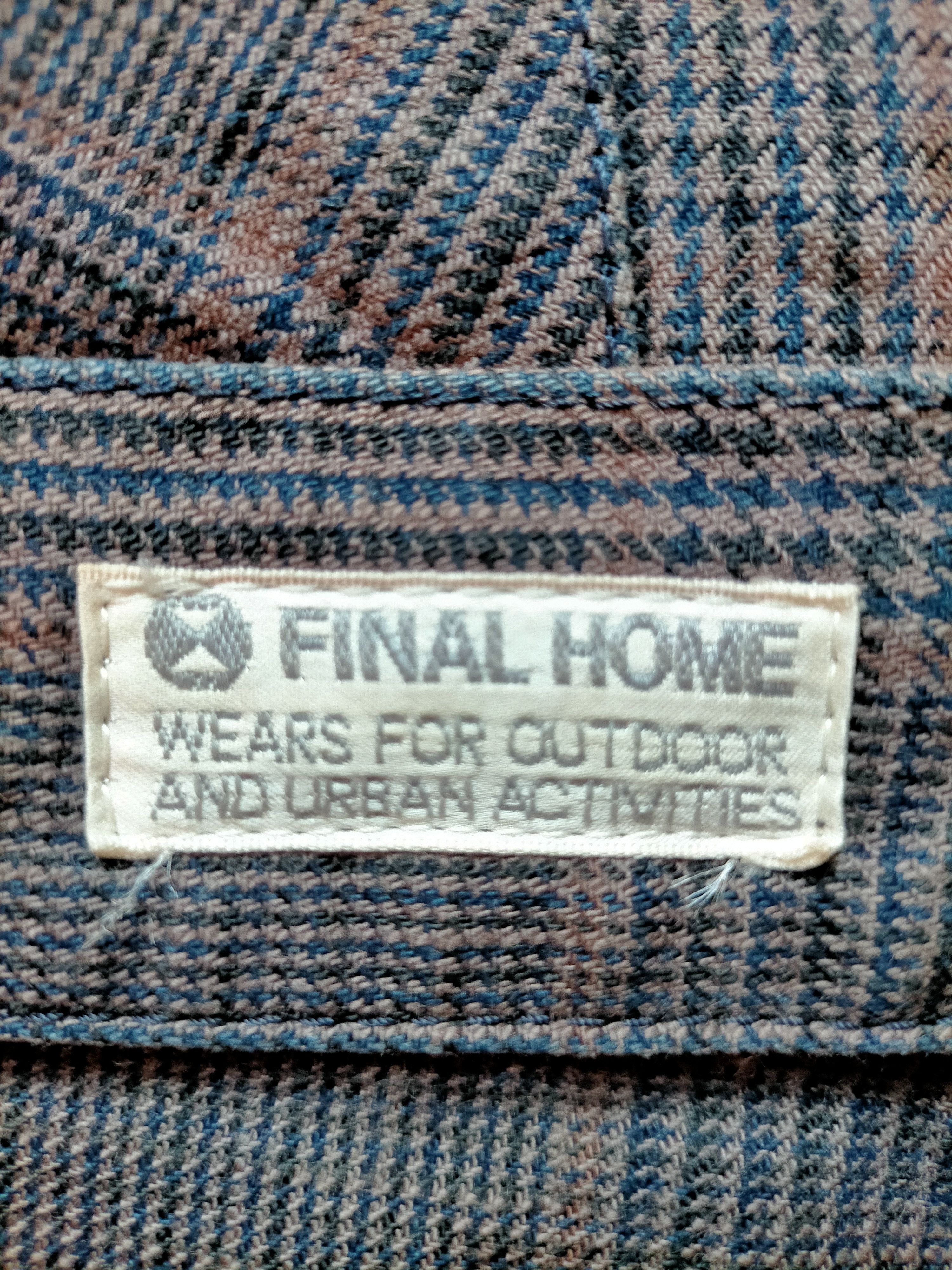 Final Home Final Home Japan Check Patchwork Zipped Trouser Pants Size US 36 / EU 52 - 22 Thumbnail
