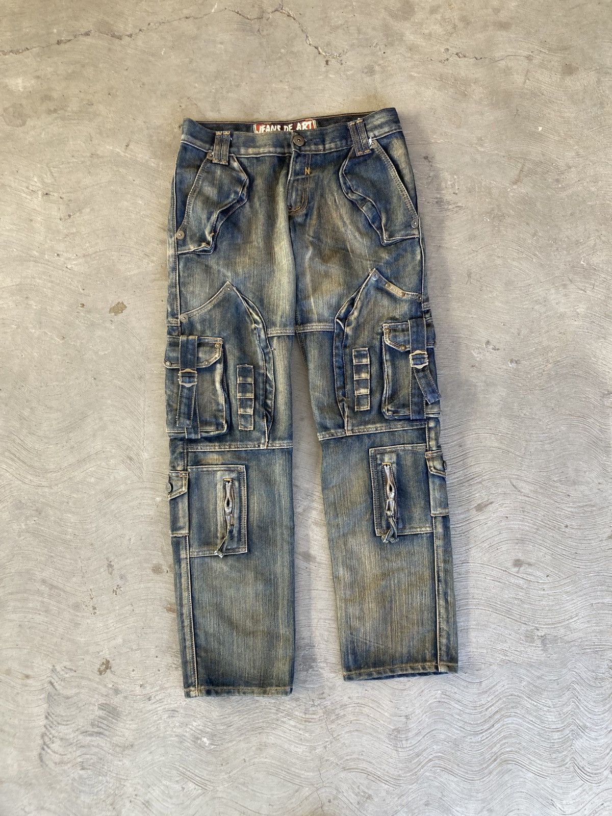 Japanese Brand Jeans De Art Bondage Cargo Pants Size US 32 / EU 48 - 1 Thumbnail