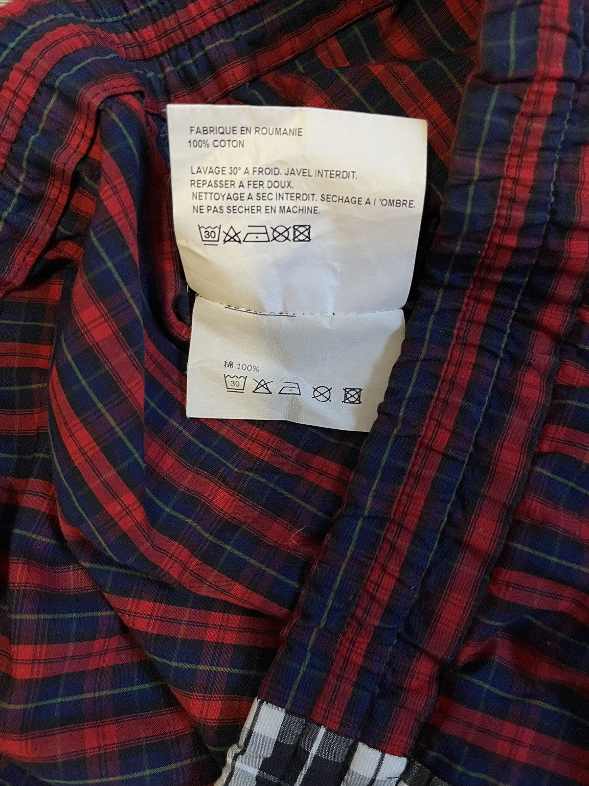 Gosha Rubchinskiy Gosha Rubchinskiy Checked Bermuda Shorts SS18 Size US 32 / EU 48 - 5 Thumbnail