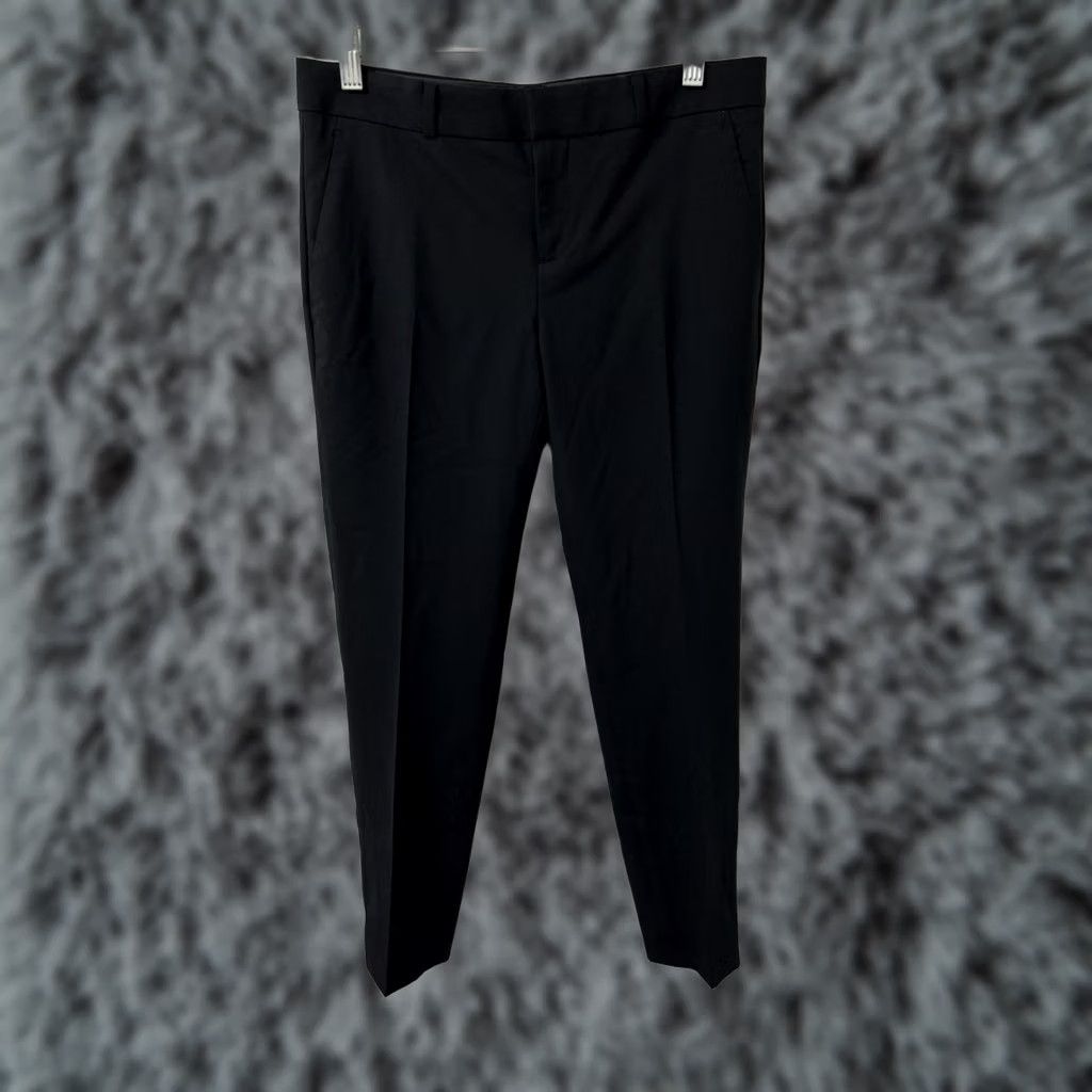 Banana Republic Banana Republic Avery Dress Pants Womens 2x26 Black Wool Blend Ankle Straight Slim Wom ens Size 26" / US 2 / IT 38 - 1 Thumbnail