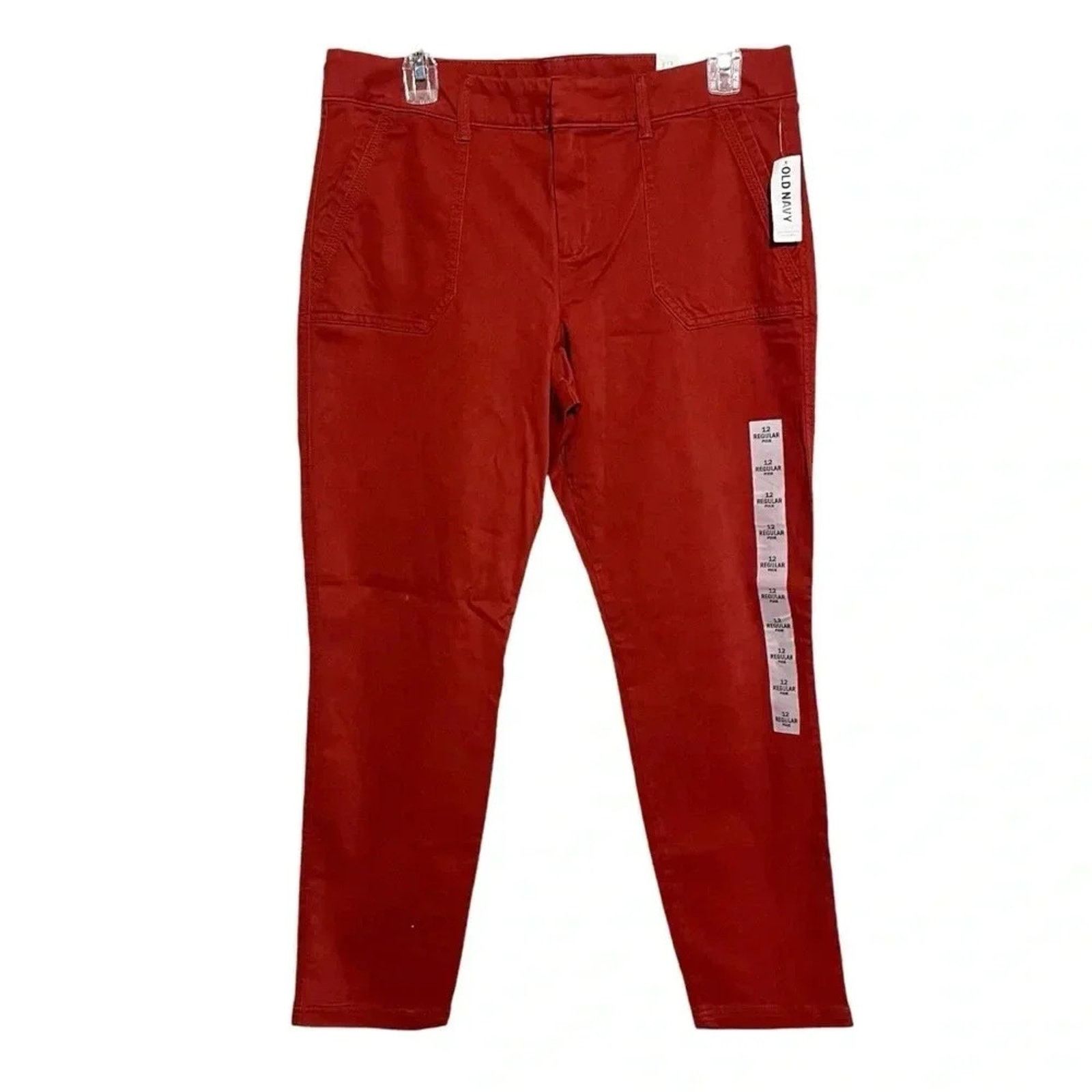 Old Navy NWT Old Navy Women's Pixie Ankle Length Chino Pants Sz 12 Size 34" / US 12 / IT 48 - 1 Thumbnail