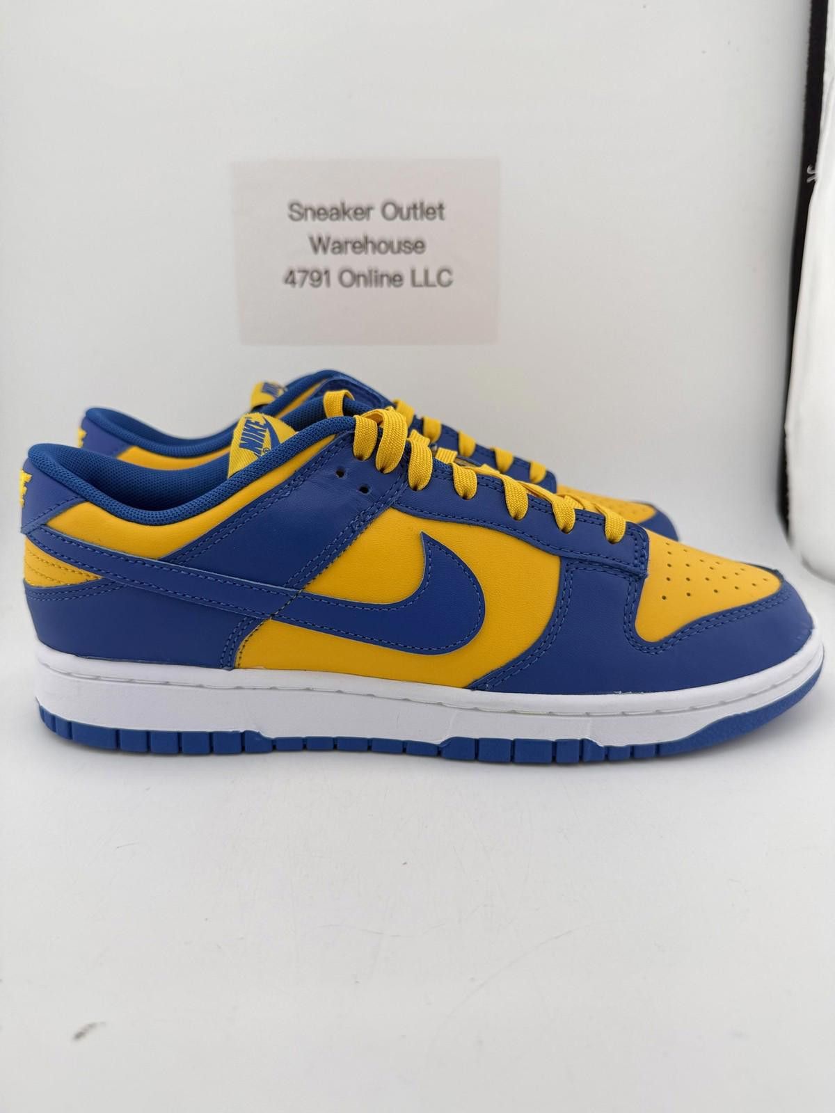 Nike Nike Dunk Low UCLA Blue Yellow Sneakers US 10 Used Size US 10 / EU 43 - 4 Thumbnail