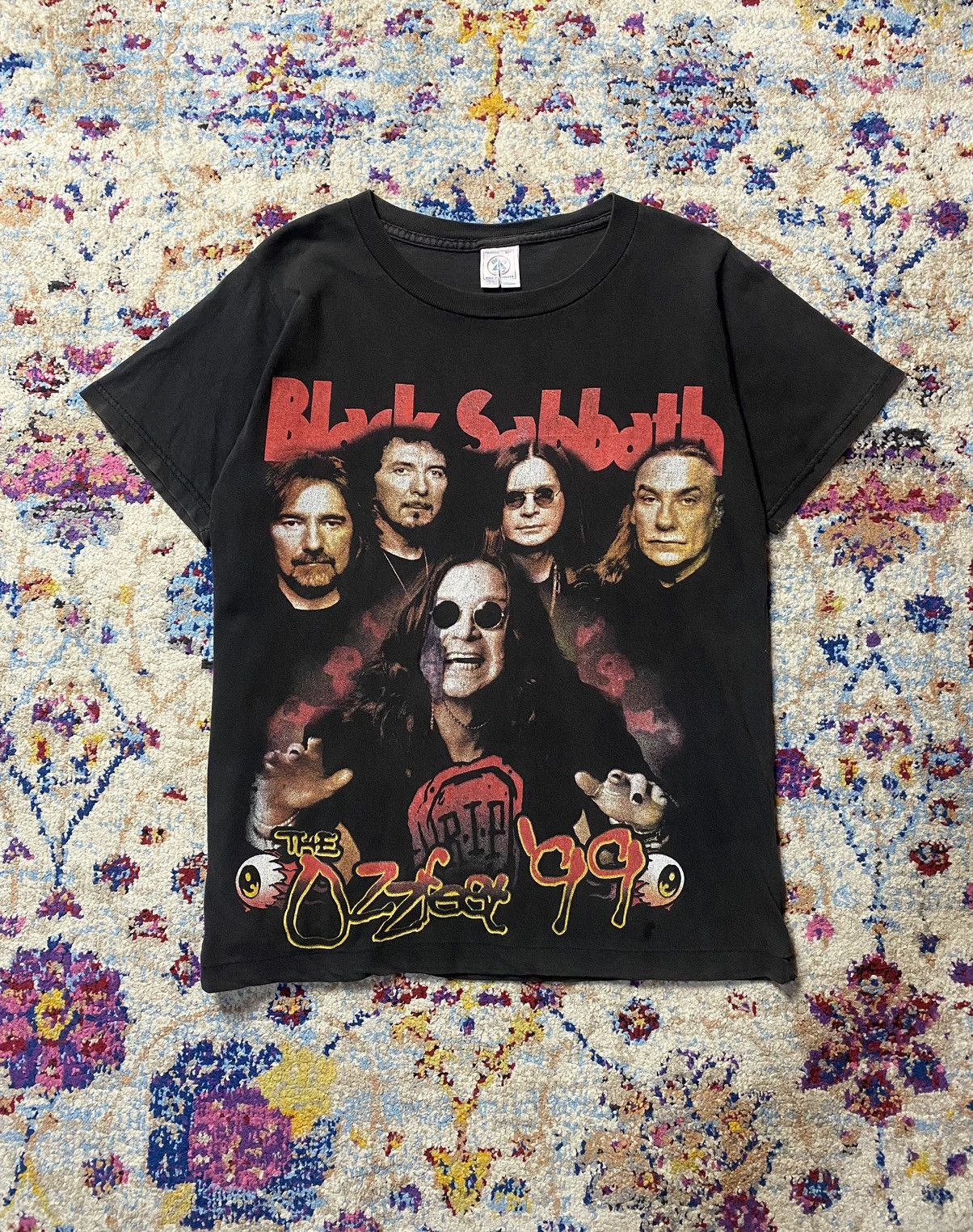 Band Tees Vintage Black Sabbath Ozzfest 99 Delta Pro Weight SS Tees M Size US M / EU 48-50 / 2 - 1 Thumbnail