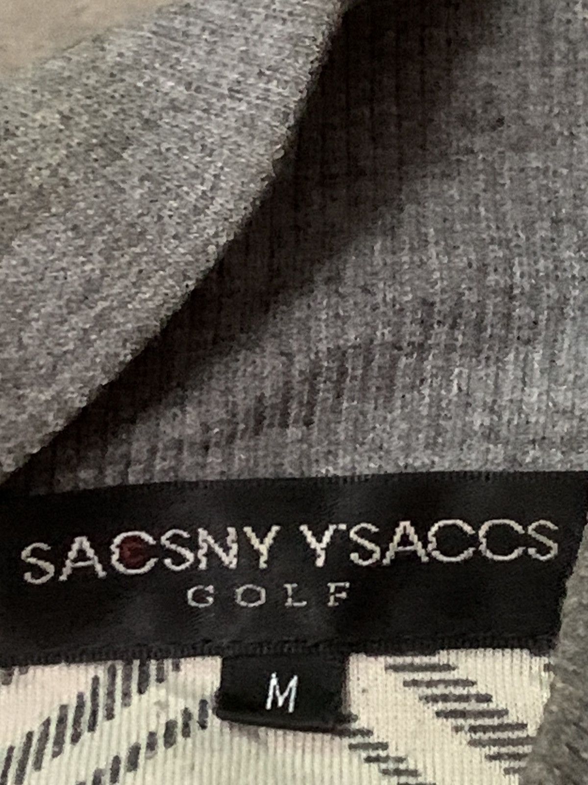 Japanese Brand × Y's for Men × Yohji Yamamoto Sacsny Ysaccs Golf Zipper Sweater Size US M / EU 48-50 / 2 - 5 Thumbnail