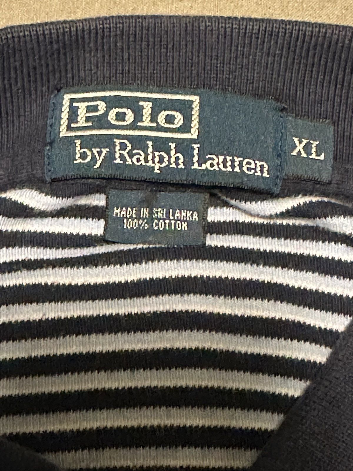 Polo Ralph Lauren Polo Ralph Lauren Polo Shirt Size XL Blue & White Striped Size US XL / EU 56 / 4 - 4 Thumbnail